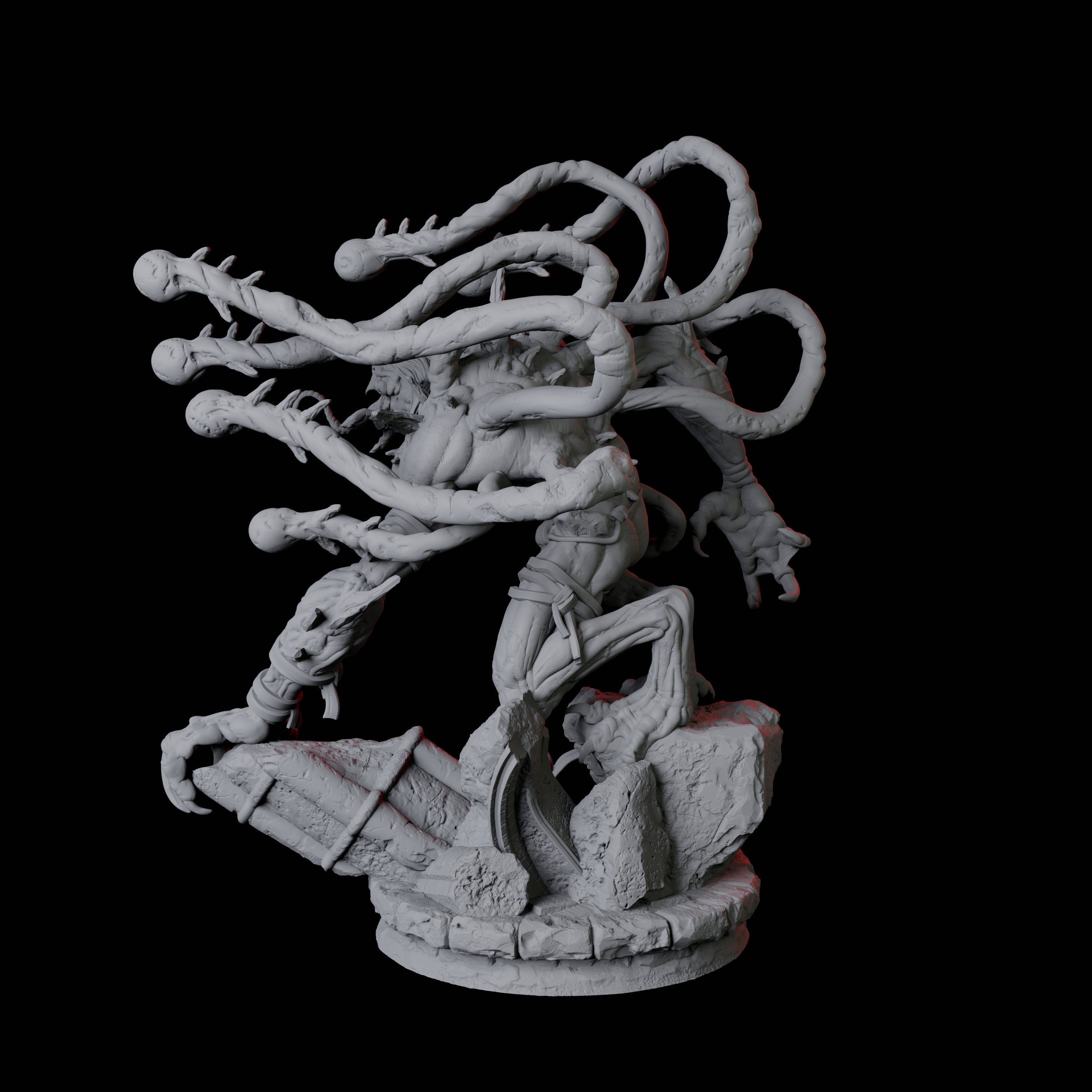 Infested Ghoul A Miniature for Dungeons and Dragons, Pathfinder or other TTRPGs