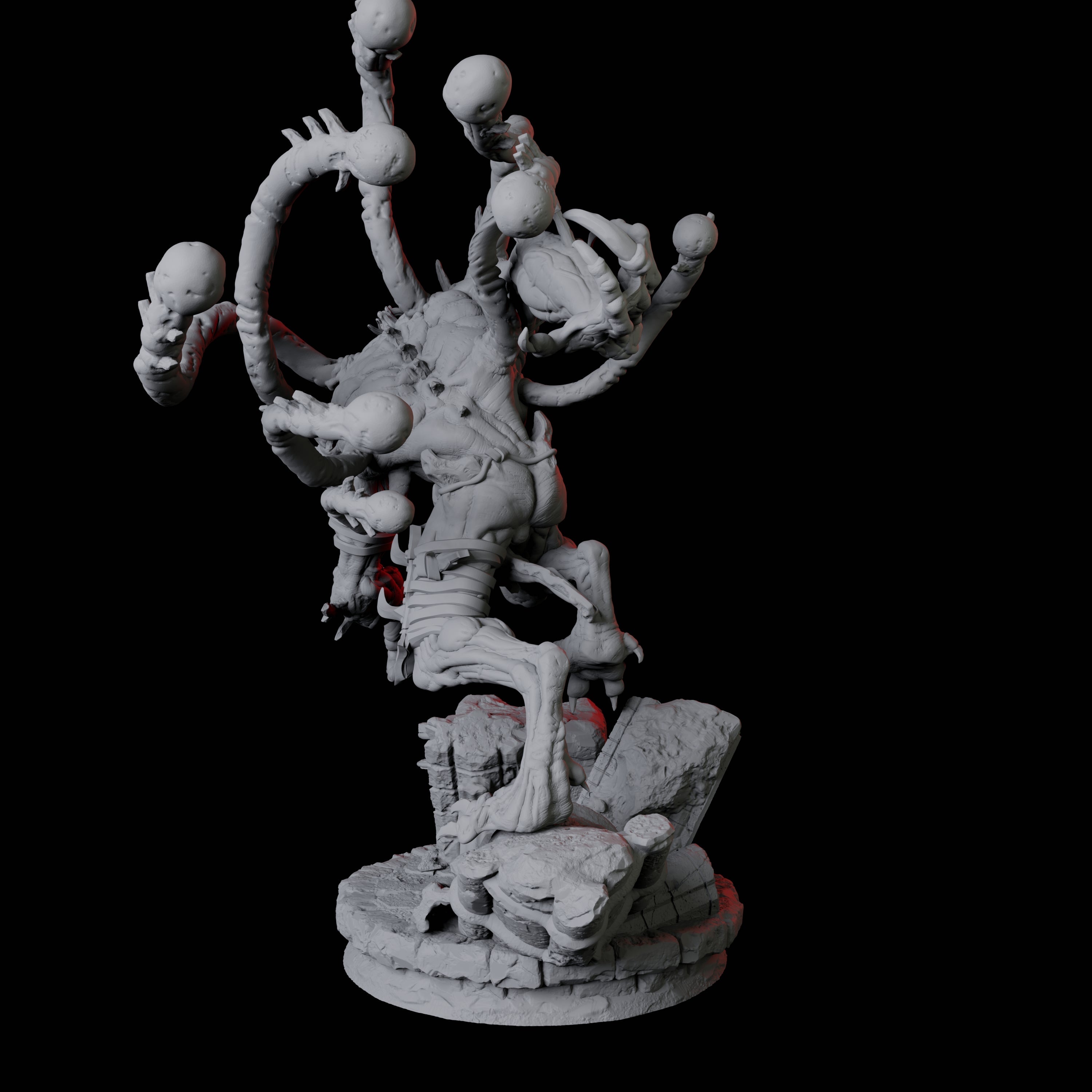 Infested Ghoul B Miniature for Dungeons and Dragons, Pathfinder or other TTRPGs