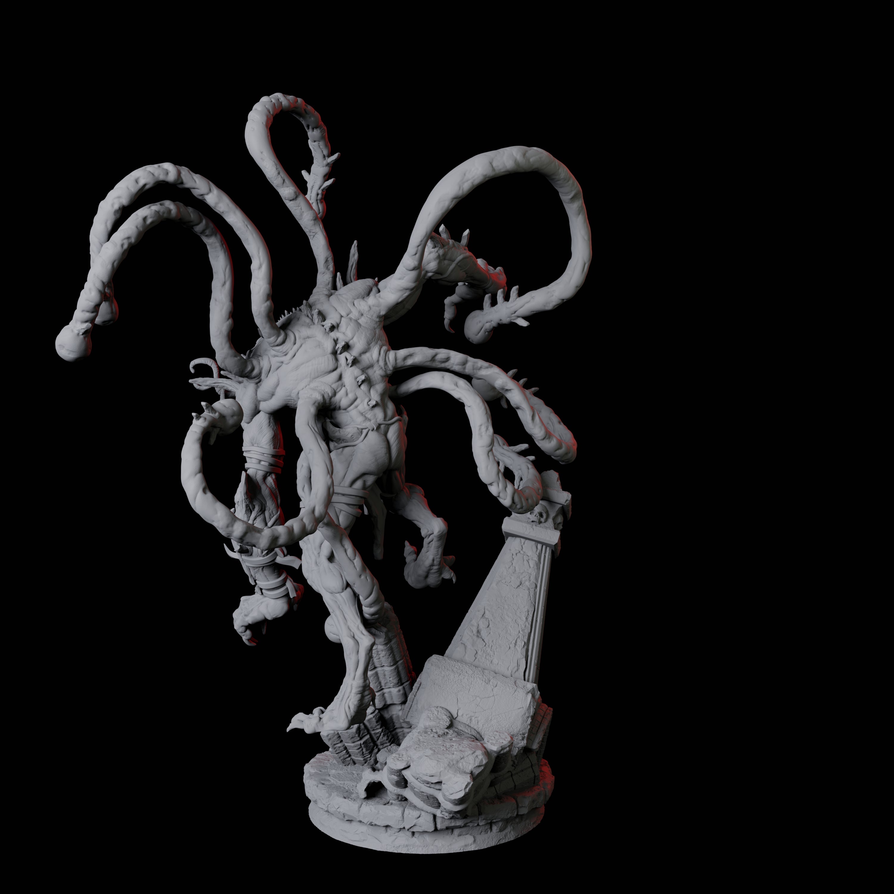 Infested Ghoul C Miniature for Dungeons and Dragons, Pathfinder or other TTRPGs