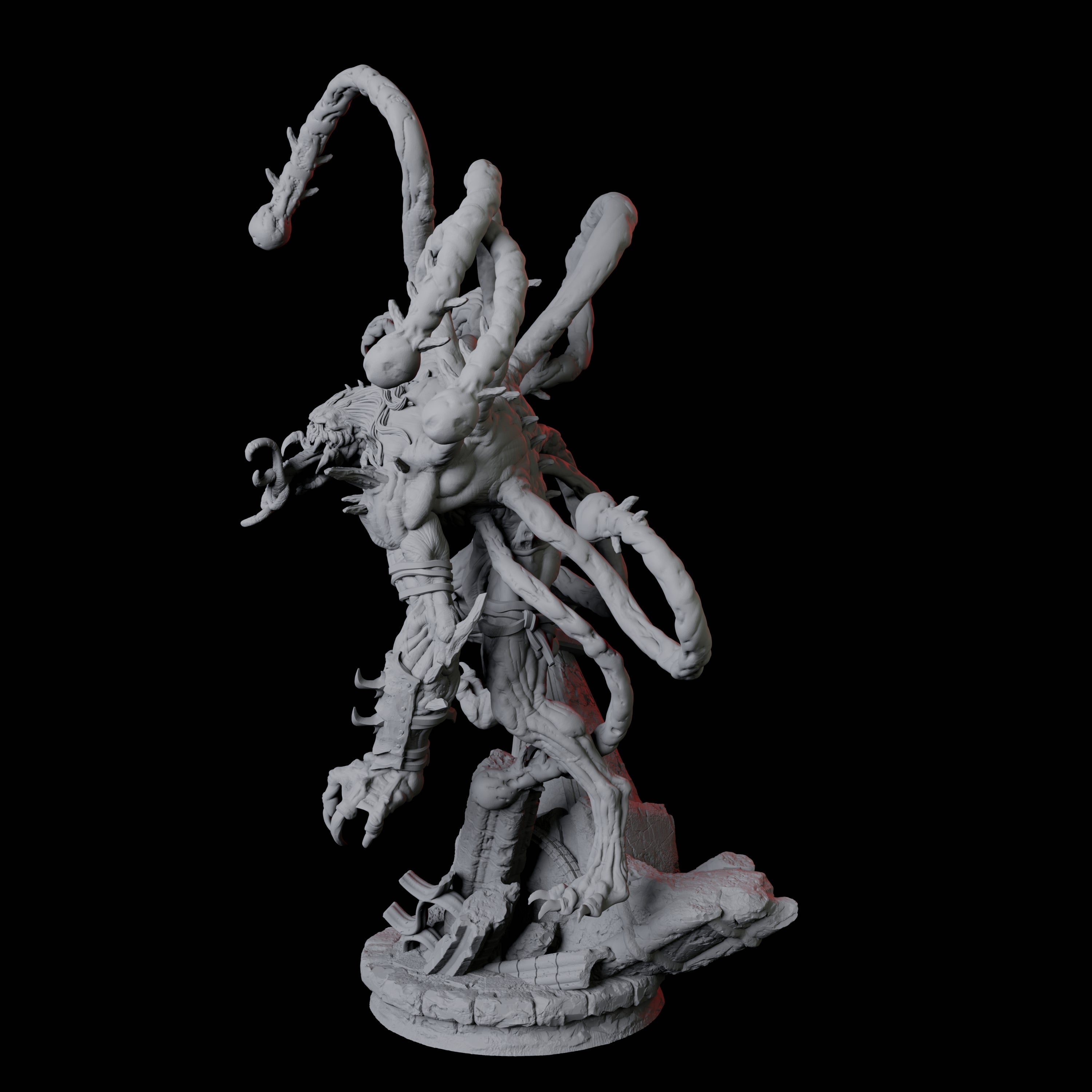 Infested Ghoul C Miniature for Dungeons and Dragons, Pathfinder or other TTRPGs
