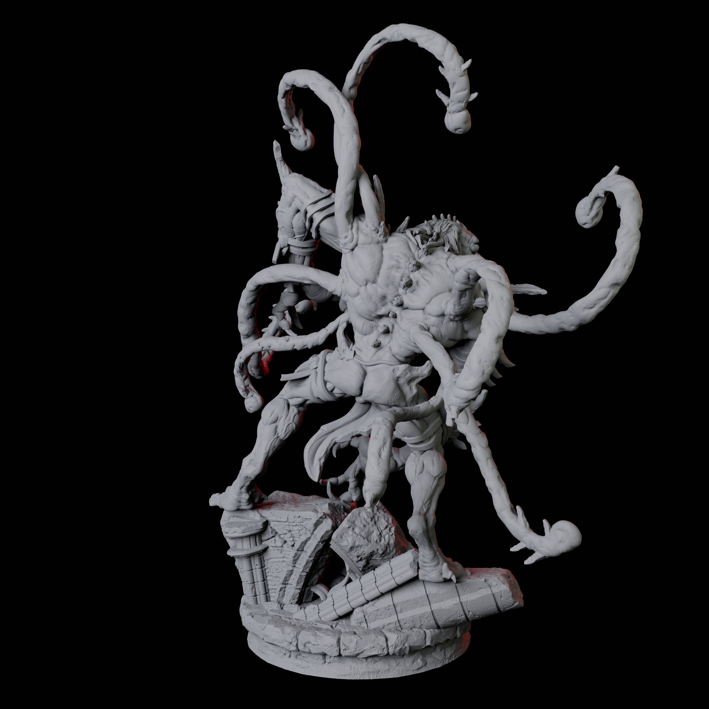 Infested Ghoul D Miniature for Dungeons and Dragons, Pathfinder or other TTRPGs