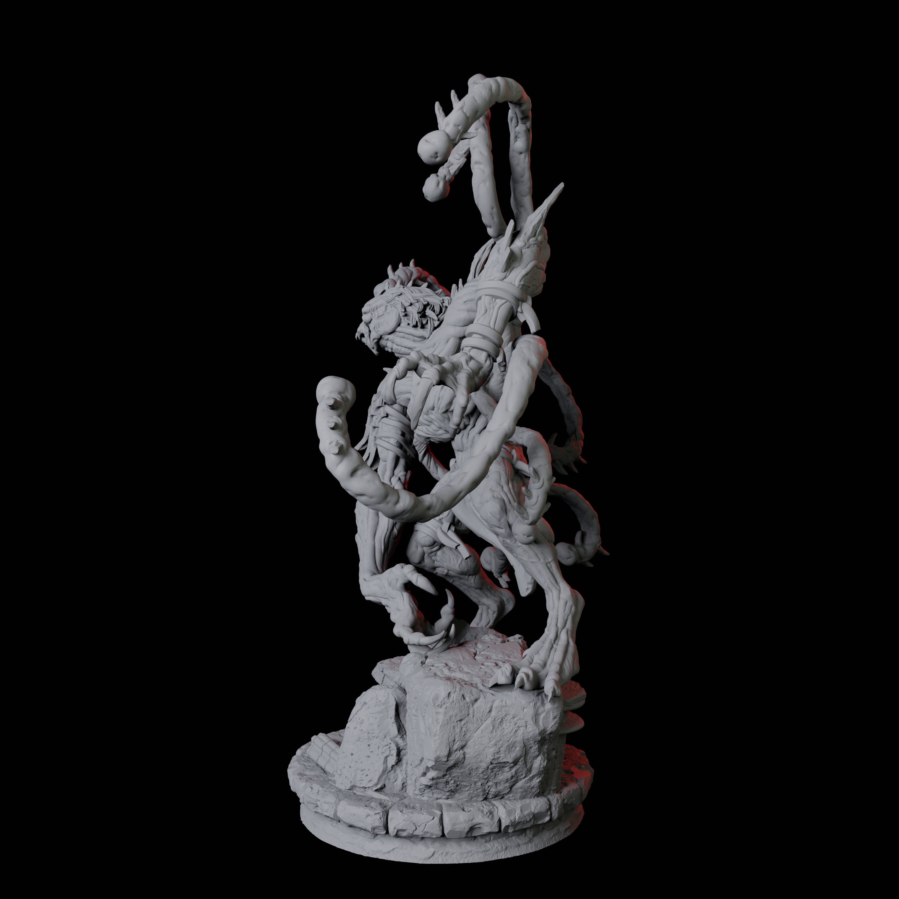 Infested Ghoul D Miniature for Dungeons and Dragons, Pathfinder or other TTRPGs