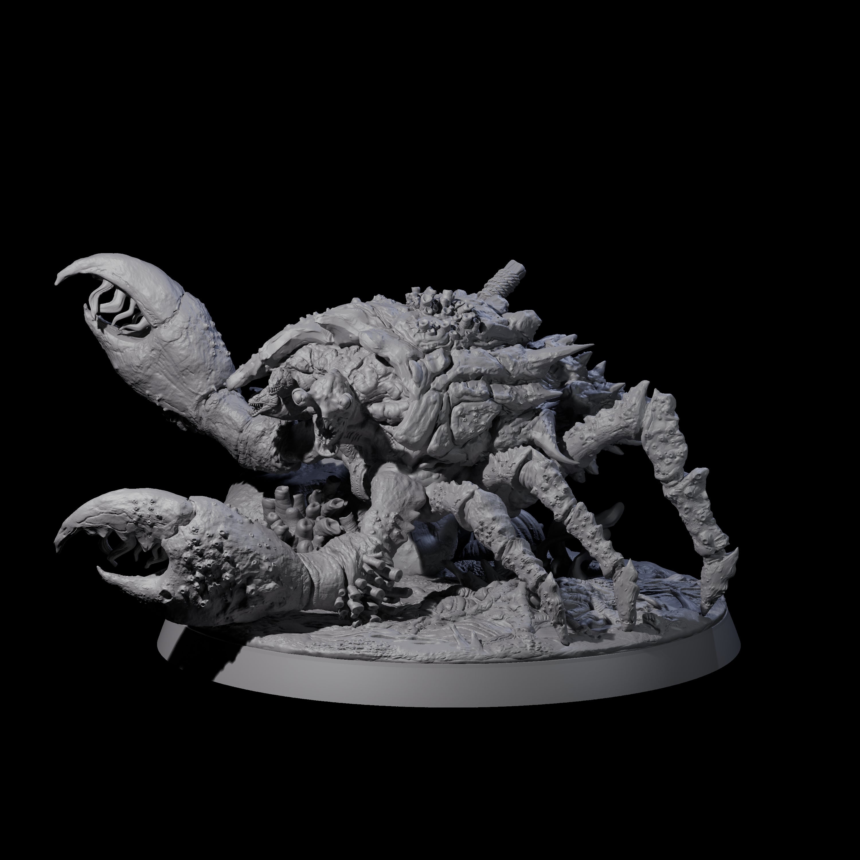 Infested Giant Crab Miniature for Dungeons and Dragons, Pathfinder or other TTRPGs
