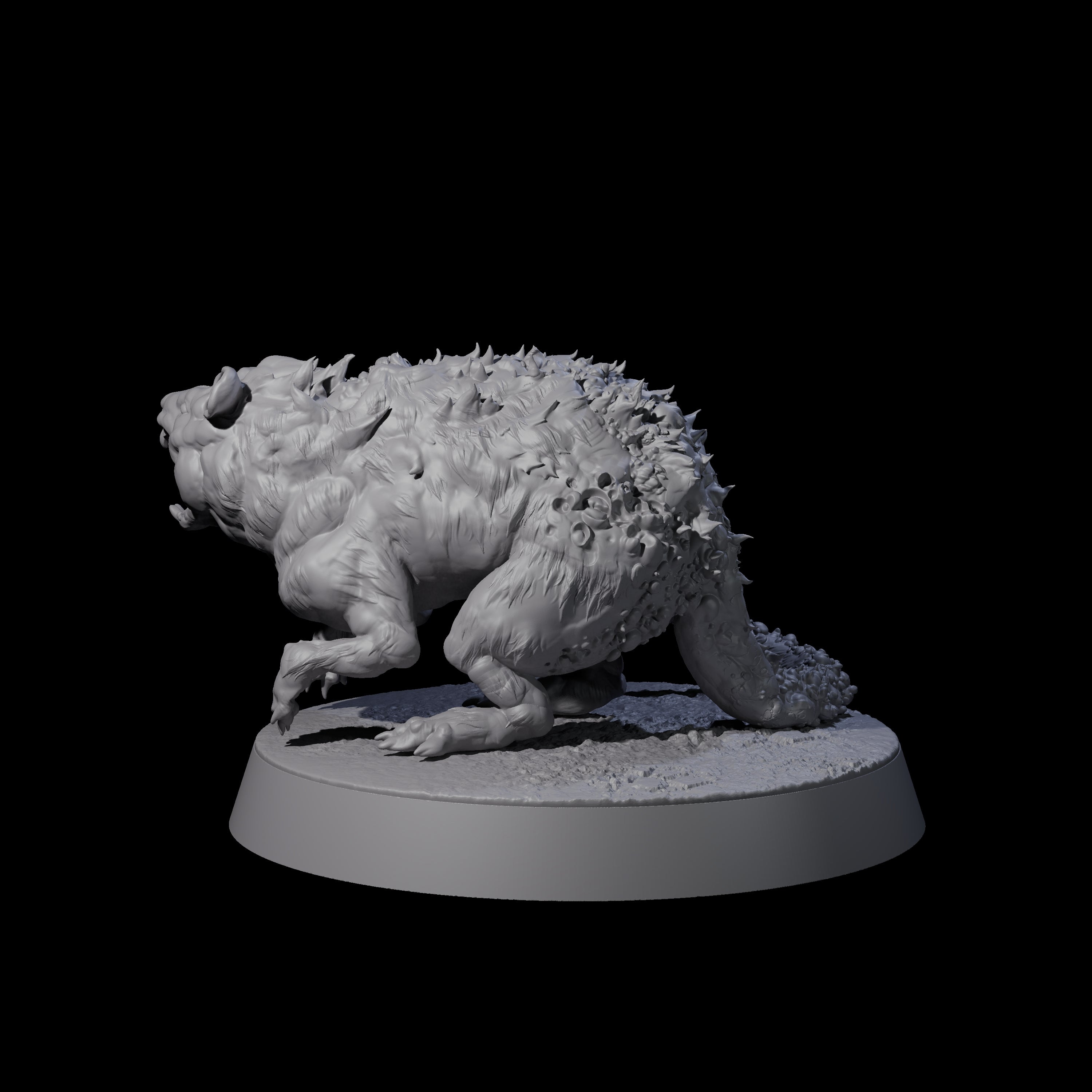 Infested Rat Miniature for Dungeons and Dragons, Pathfinder or other TTRPGs