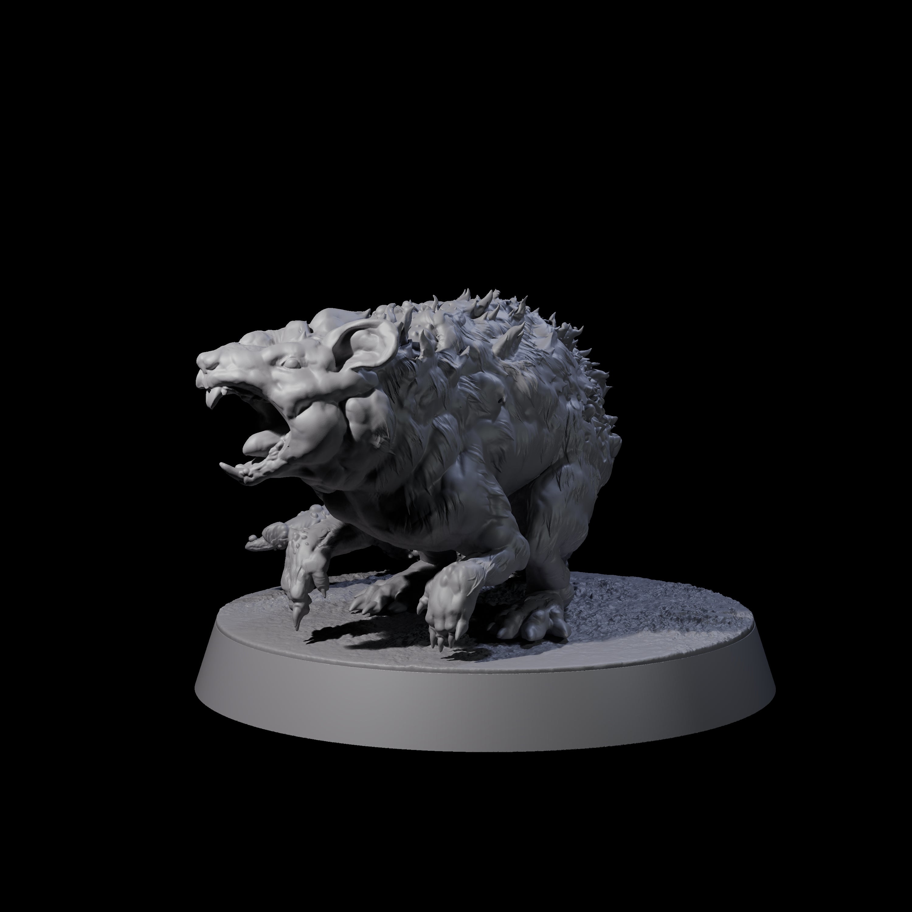 Infested Rat Miniature for Dungeons and Dragons, Pathfinder or other TTRPGs