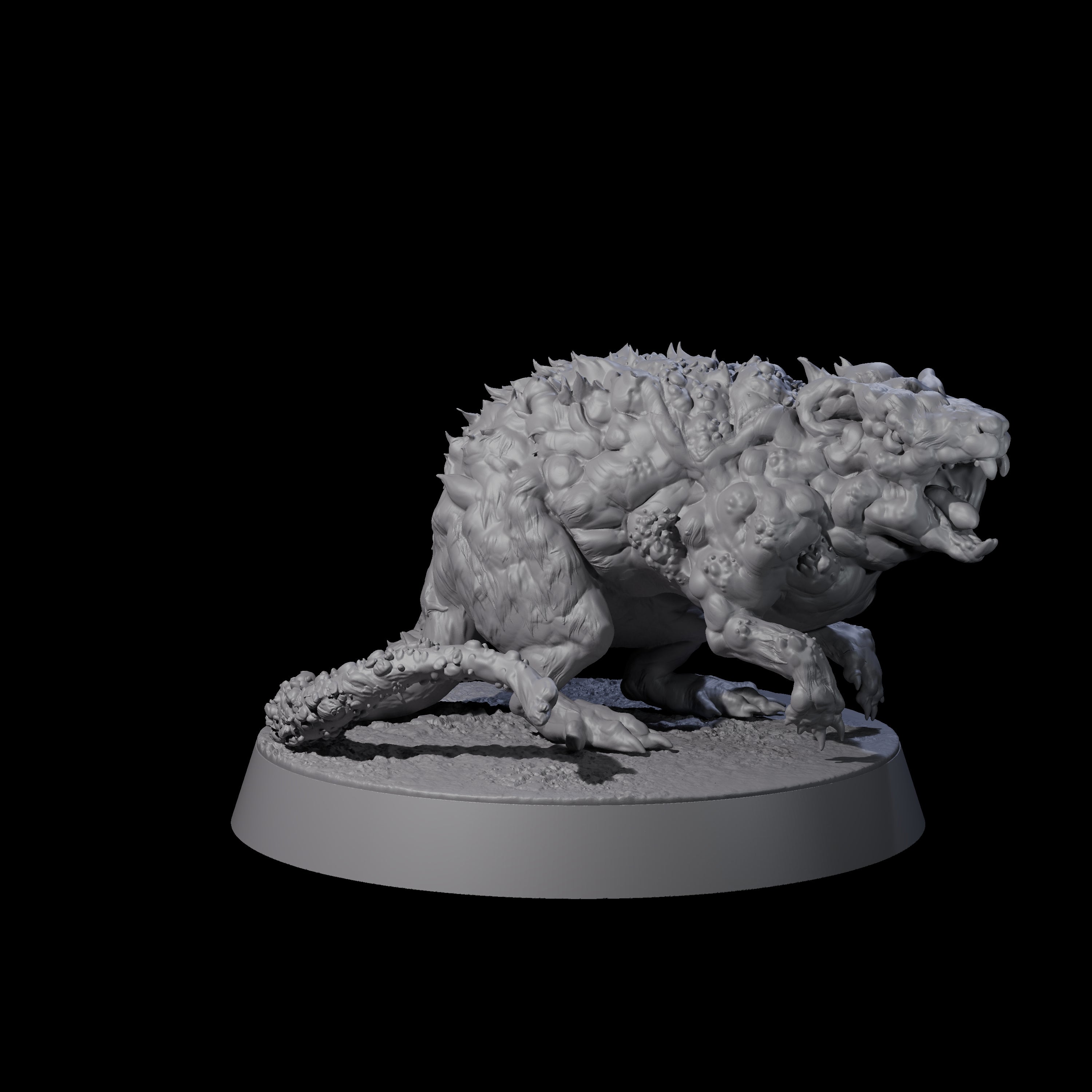 Infested Rat Miniature for Dungeons and Dragons, Pathfinder or other TTRPGs