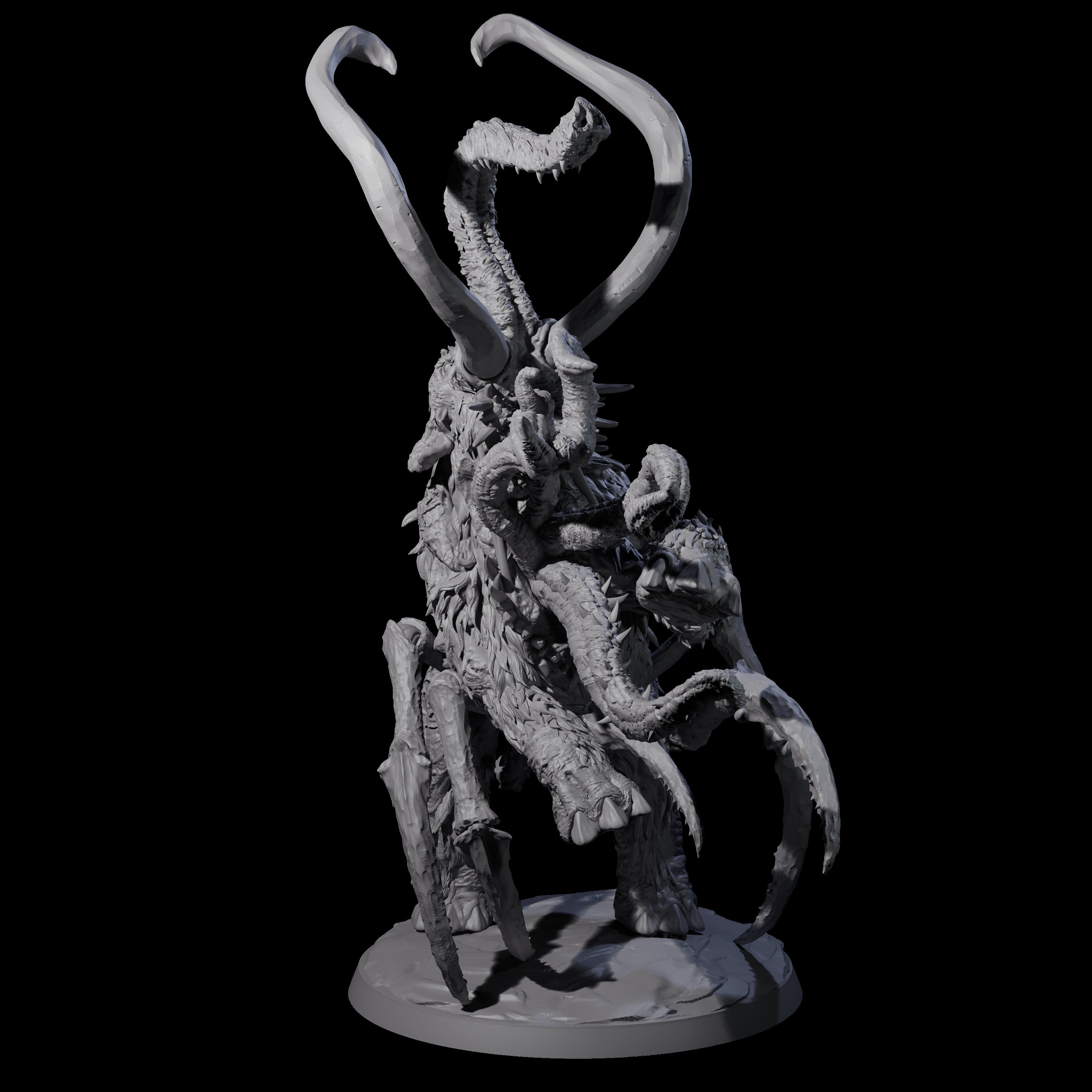 Infested Wooly Mammoth Miniature for Dungeons and Dragons, Pathfinder or other TTRPGs