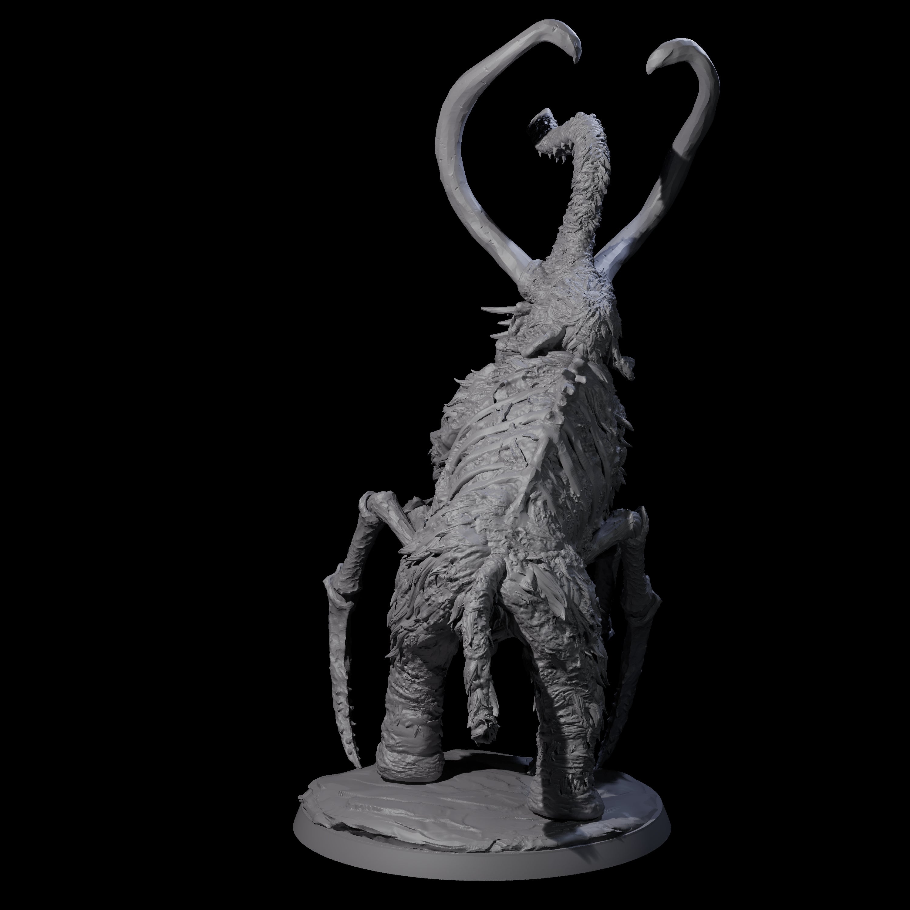 Infested Wooly Mammoth Miniature for Dungeons and Dragons, Pathfinder or other TTRPGs