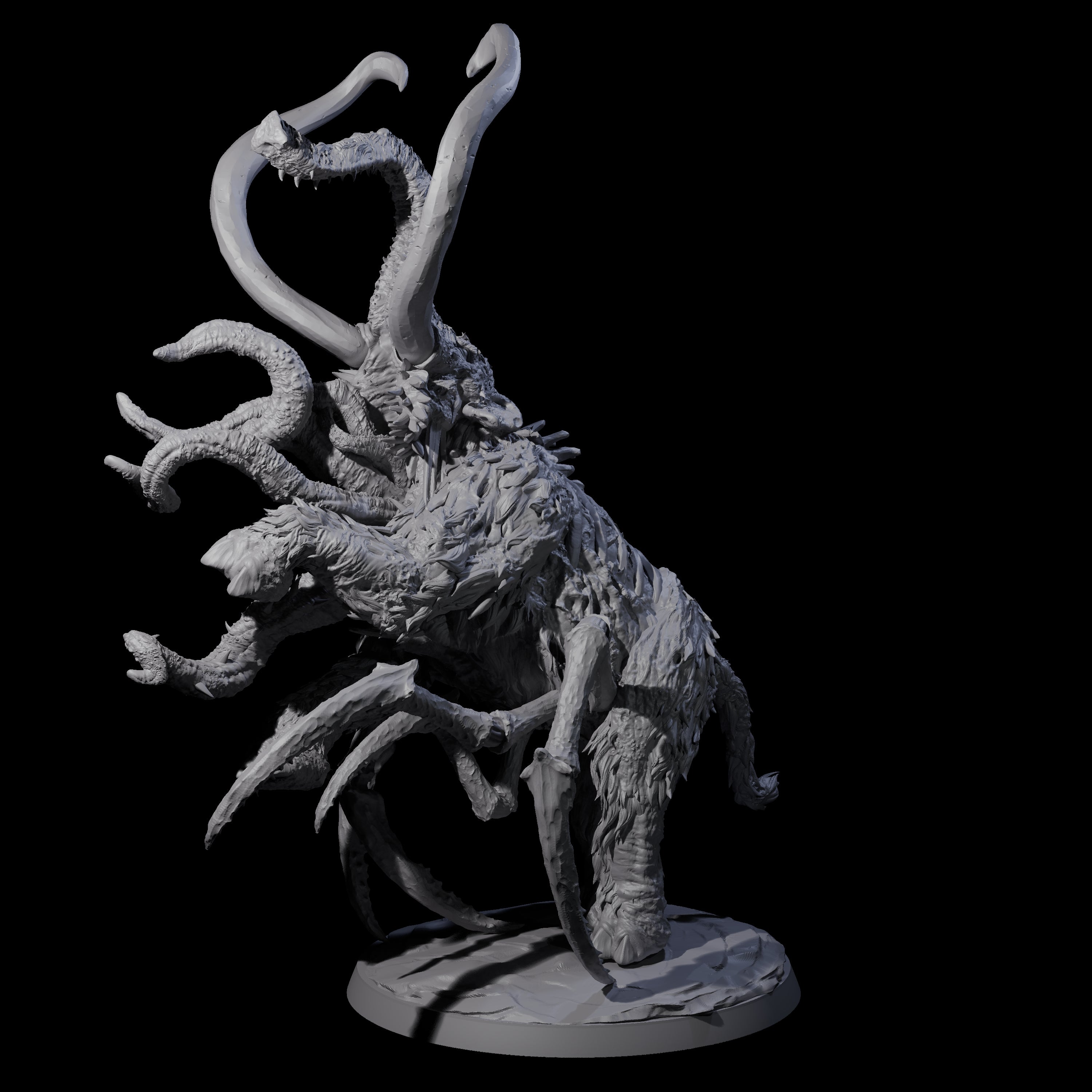Infested Wooly Mammoth Miniature for Dungeons and Dragons, Pathfinder or other TTRPGs