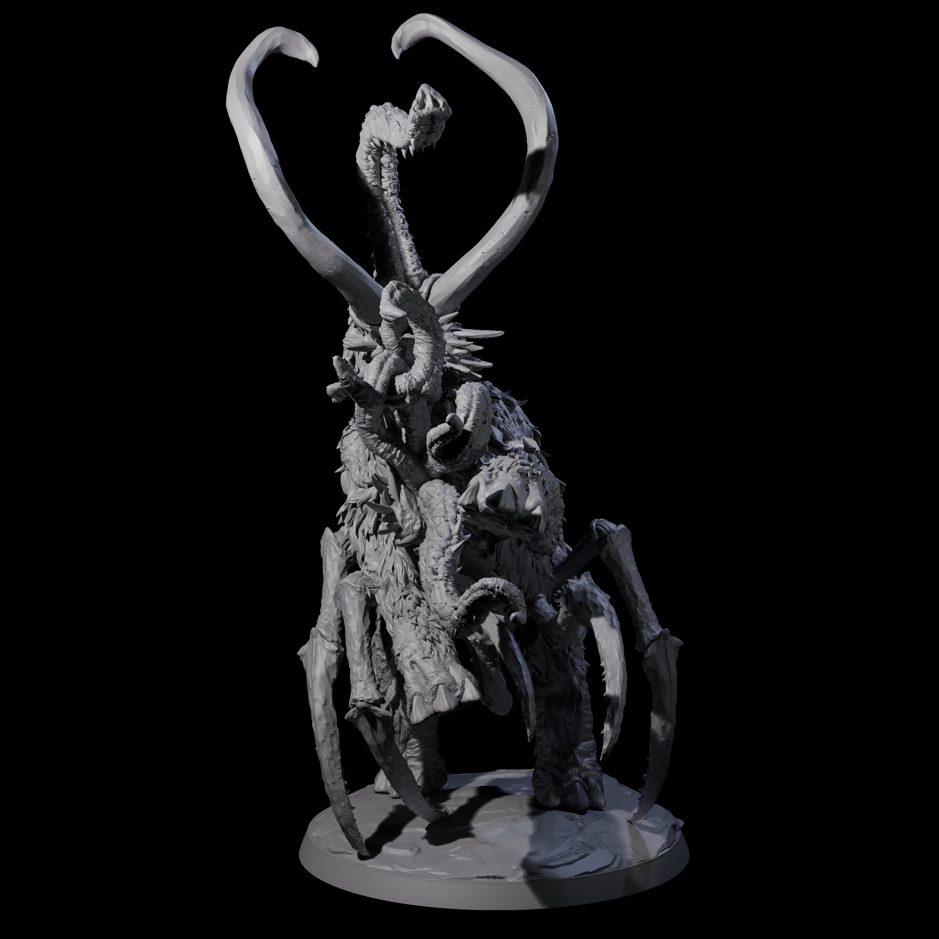 Infested Wooly Mammoth Miniature for Dungeons and Dragons, Pathfinder or other TTRPGs