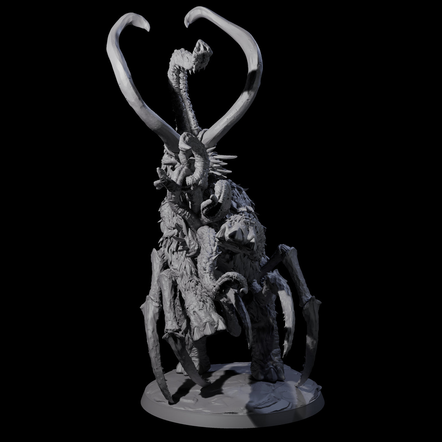 Infested Wooly Mammoth Miniature for Dungeons and Dragons, Pathfinder or other TTRPGs