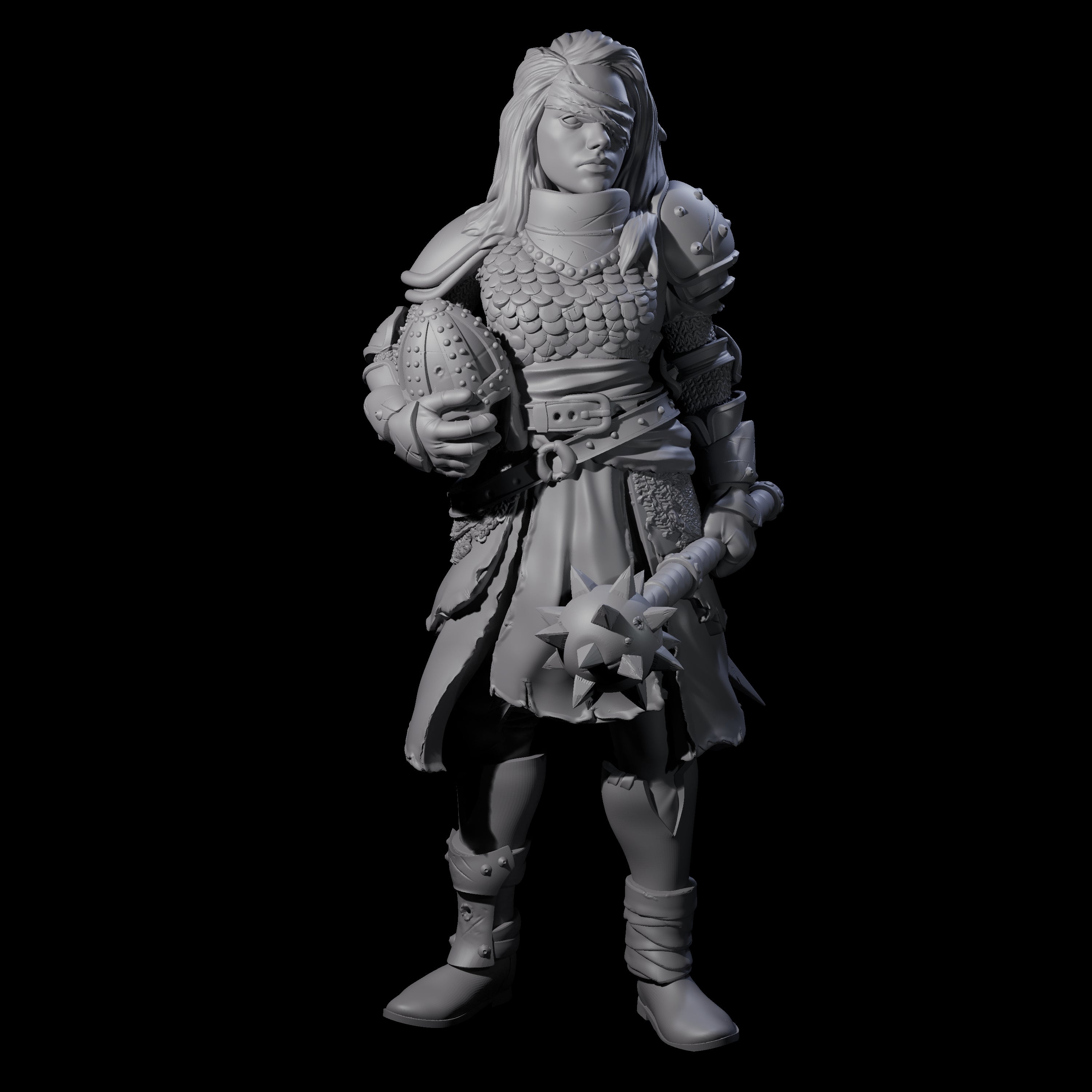 Injured Guard Miniature for Dungeons and Dragons, Pathfinder or other TTRPGs