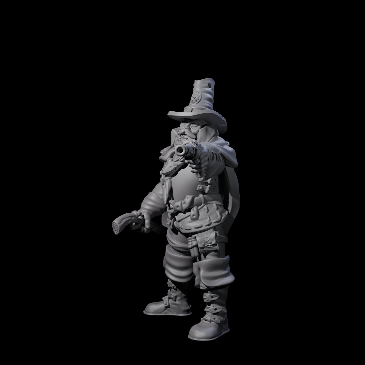 Inquisition Hunter B Miniature for Dungeons and Dragons, Pathfinder or other TTRPGs
