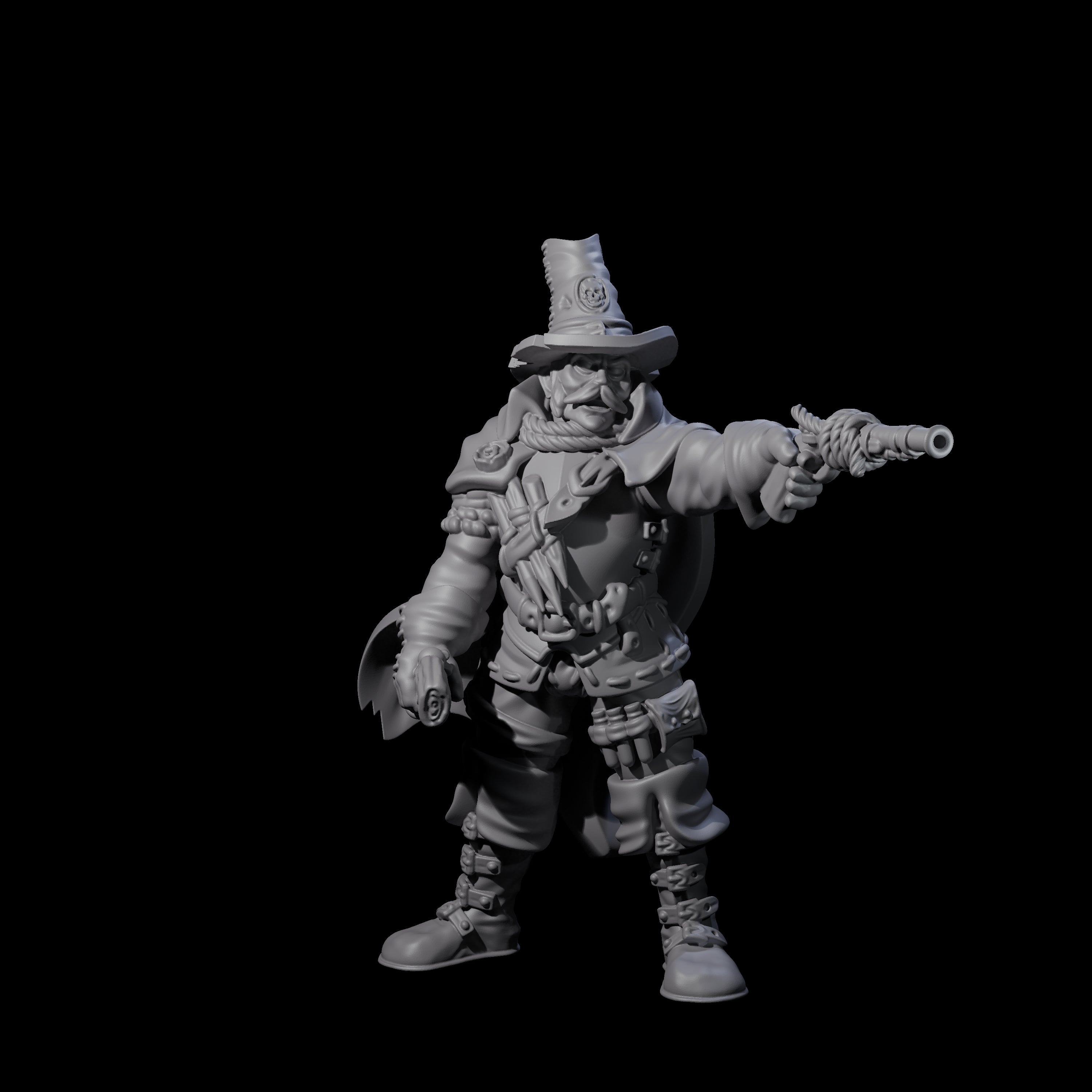 Inquisition Hunter B Miniature for Dungeons and Dragons, Pathfinder or other TTRPGs