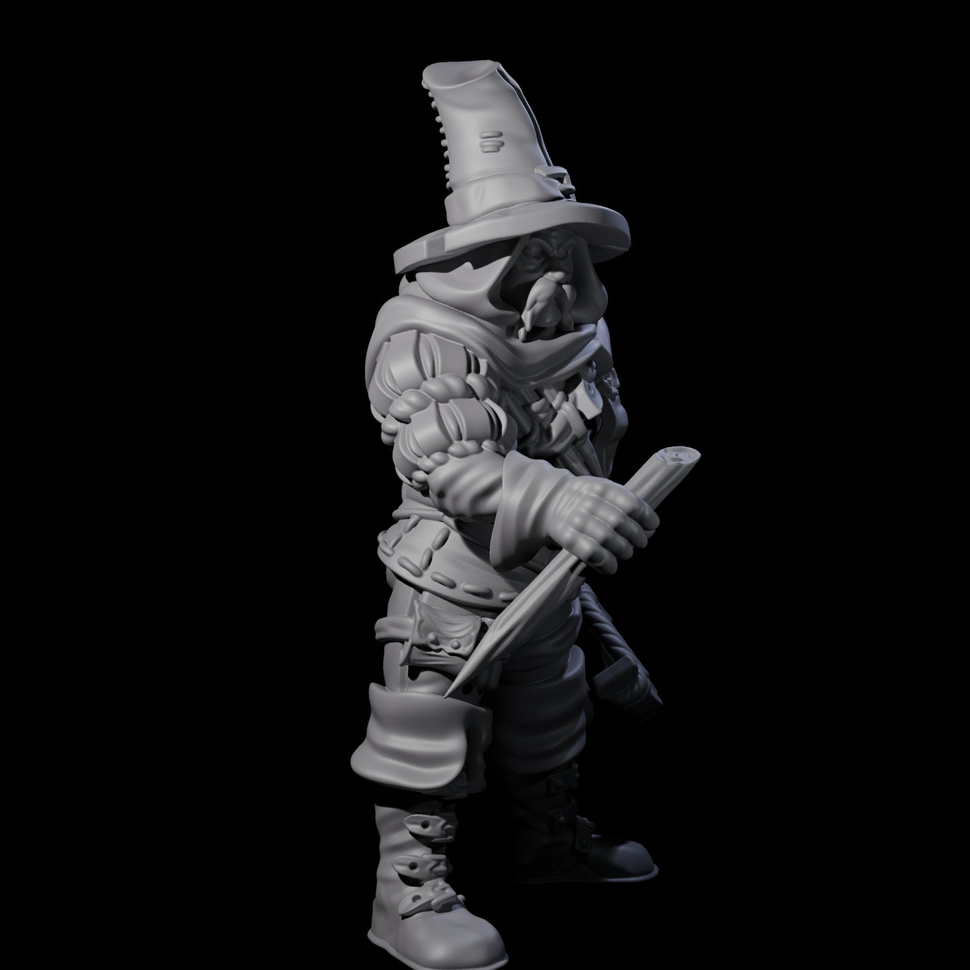 Inquisition Hunter C Miniature for Dungeons and Dragons, Pathfinder or other TTRPGs