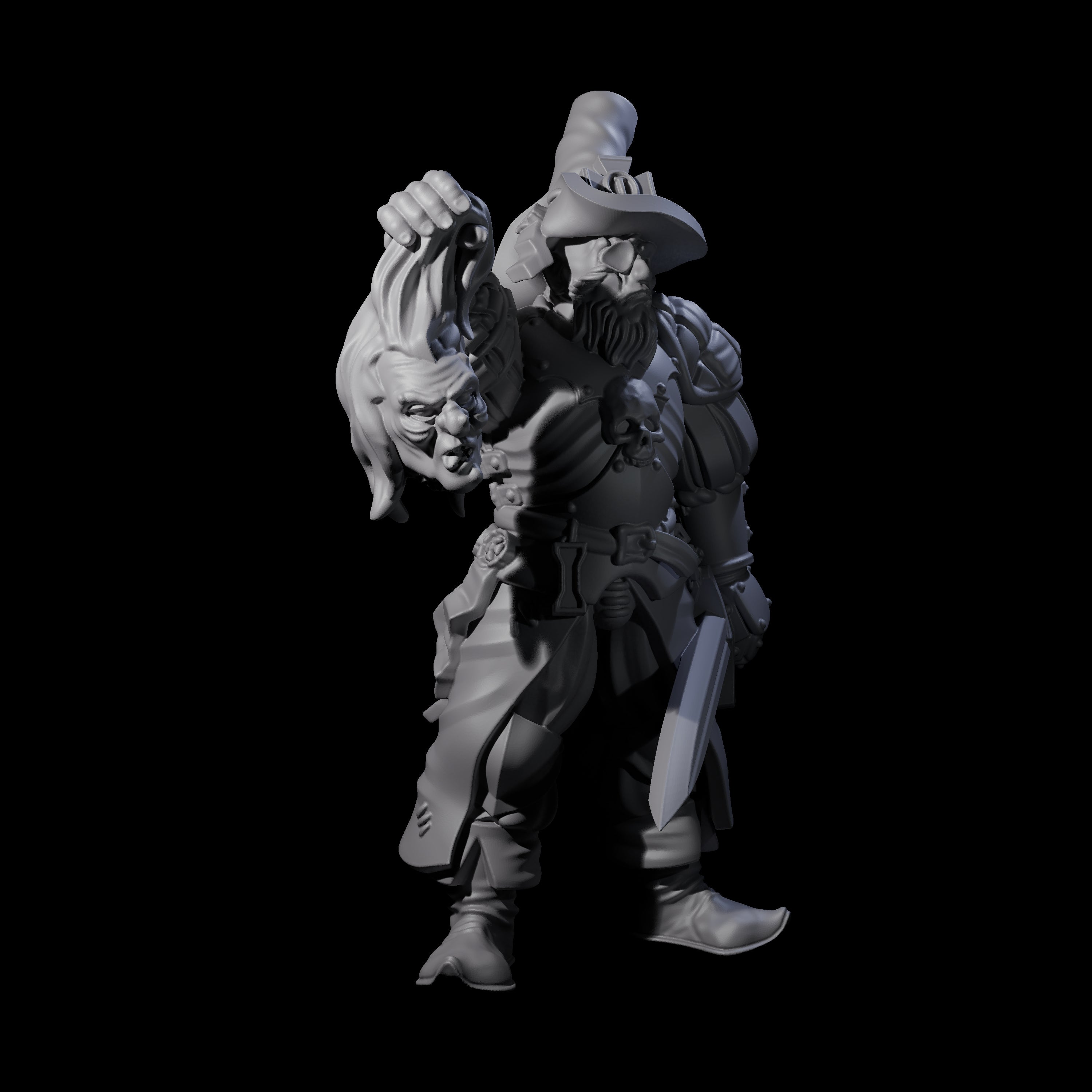 Inquisition Hunter E Miniature for Dungeons and Dragons, Pathfinder or other TTRPGs