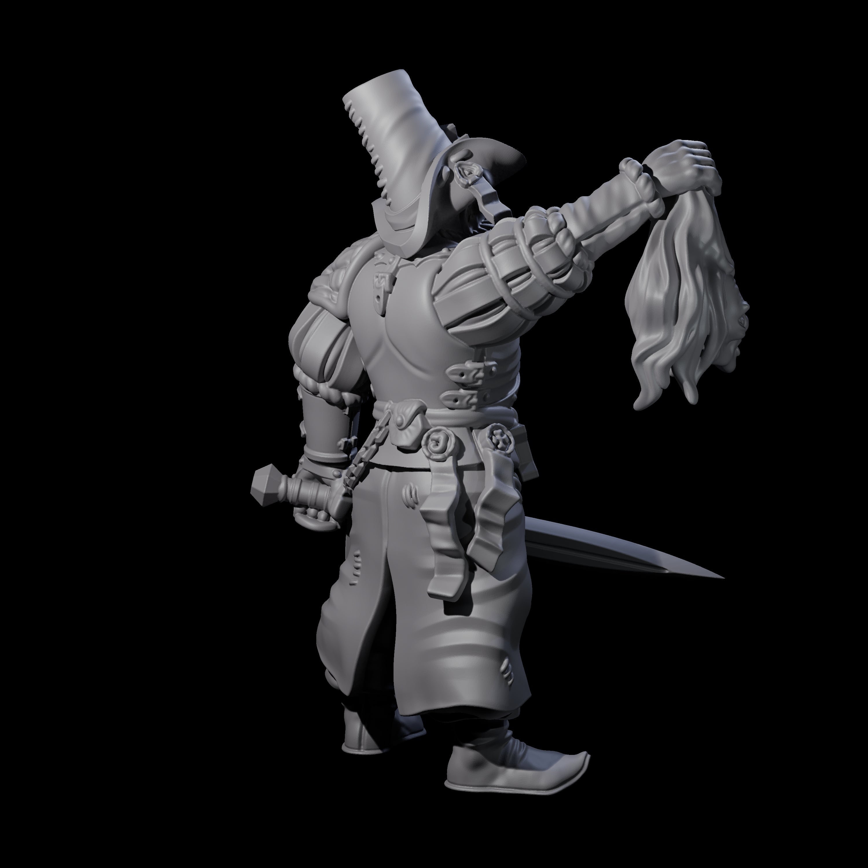 Inquisition Hunter E Miniature for Dungeons and Dragons, Pathfinder or other TTRPGs