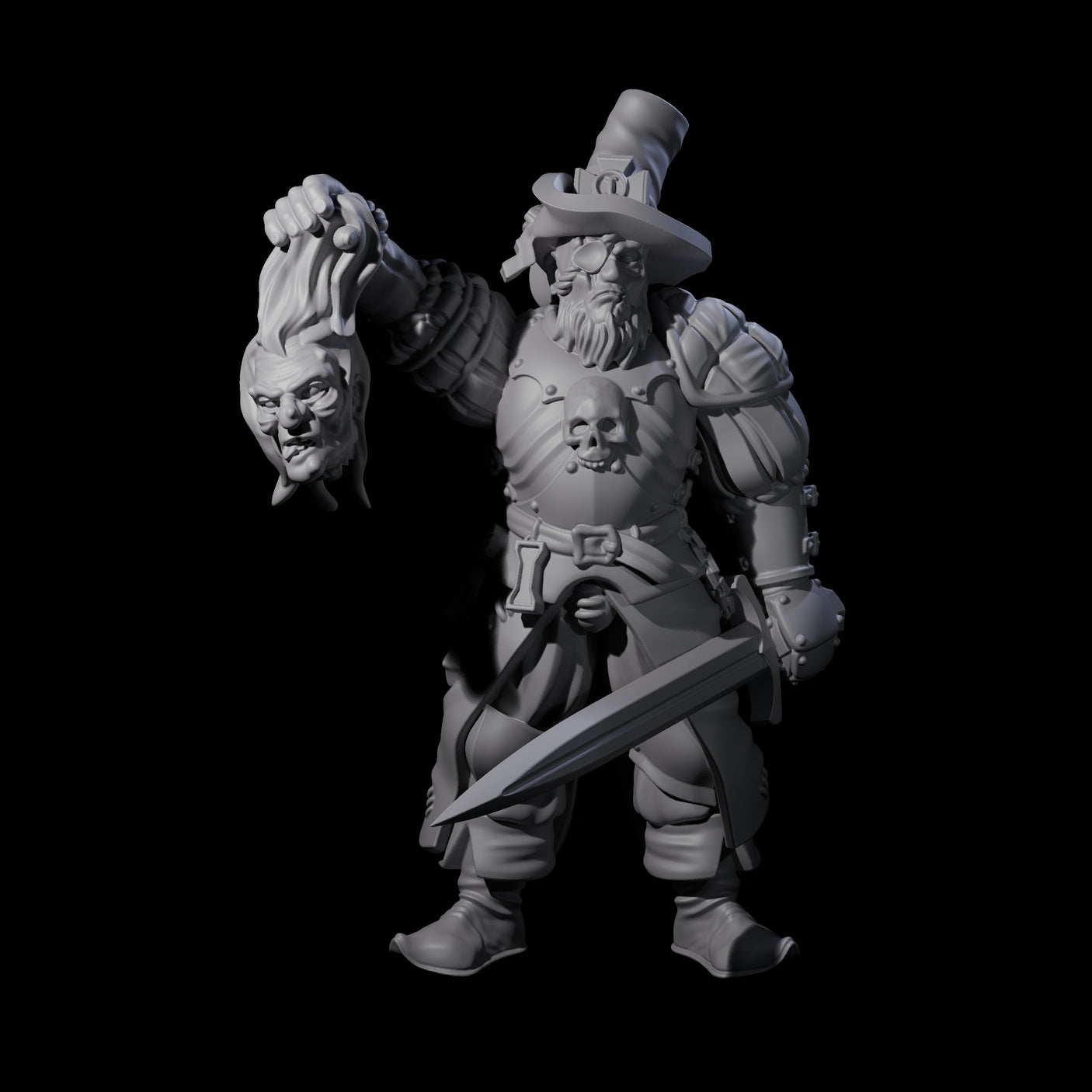 Inquisition Hunter E Miniature for Dungeons and Dragons, Pathfinder or other TTRPGs