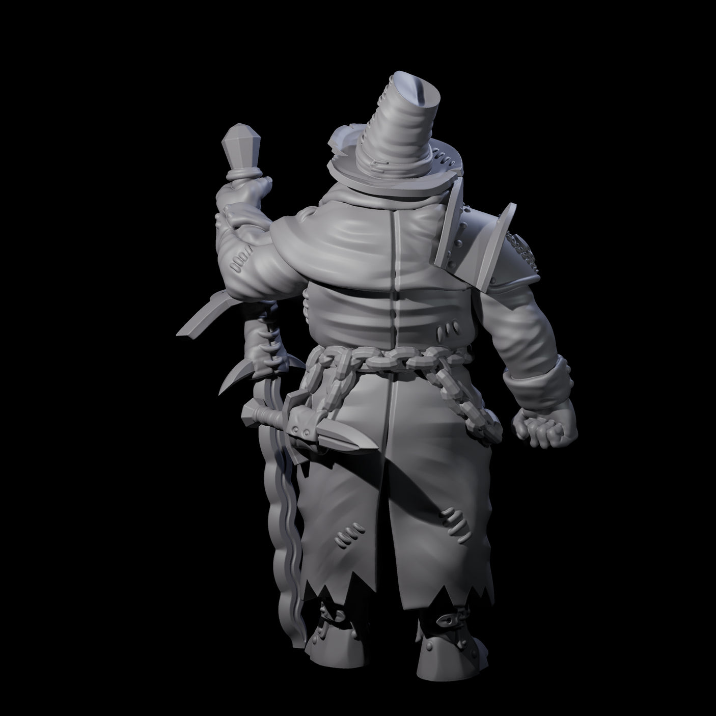 Inquisition Hunter F Miniature for Dungeons and Dragons, Pathfinder or other TTRPGs