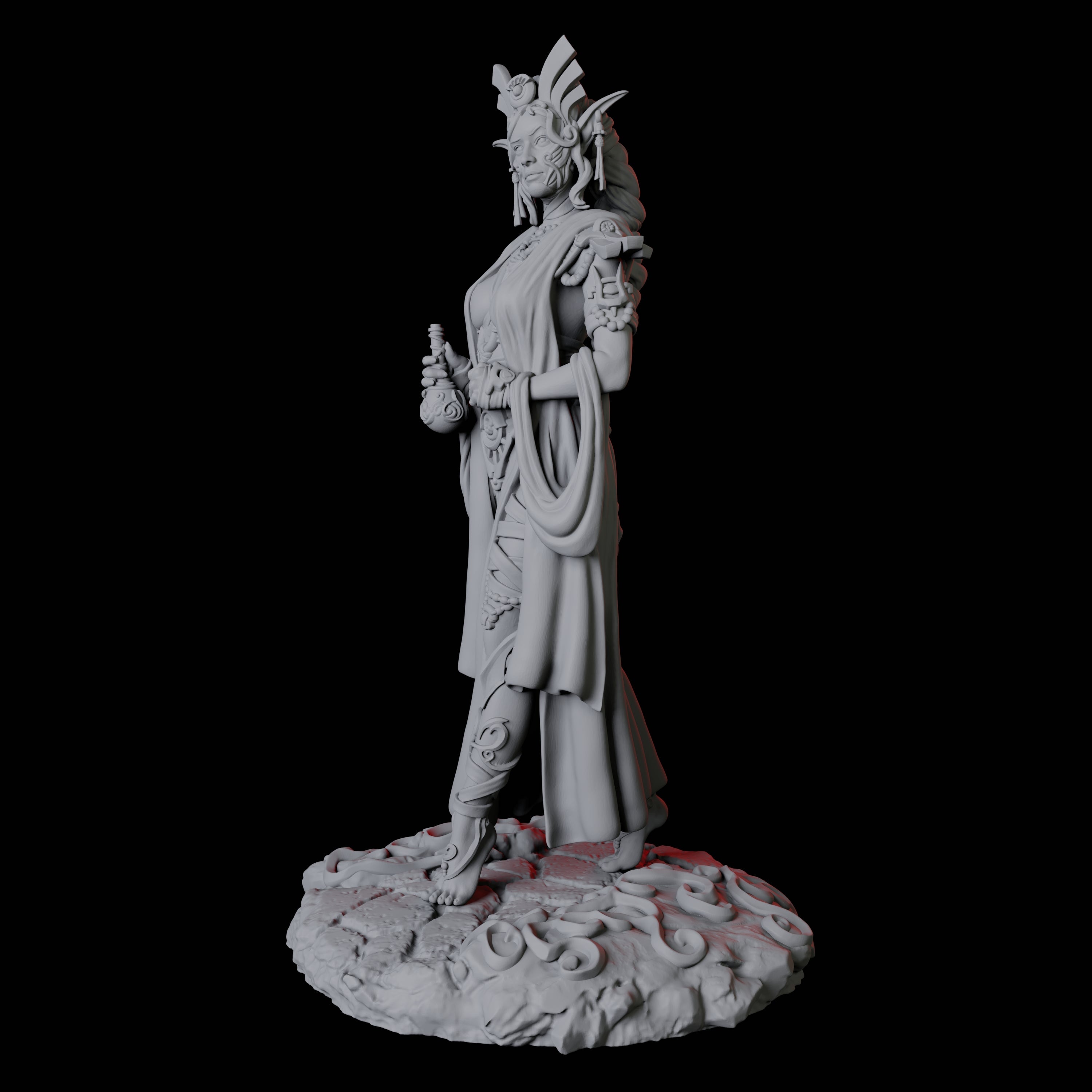 Inquisitive Cleric Miniature for Dungeons and Dragons, Pathfinder or other TTRPGs