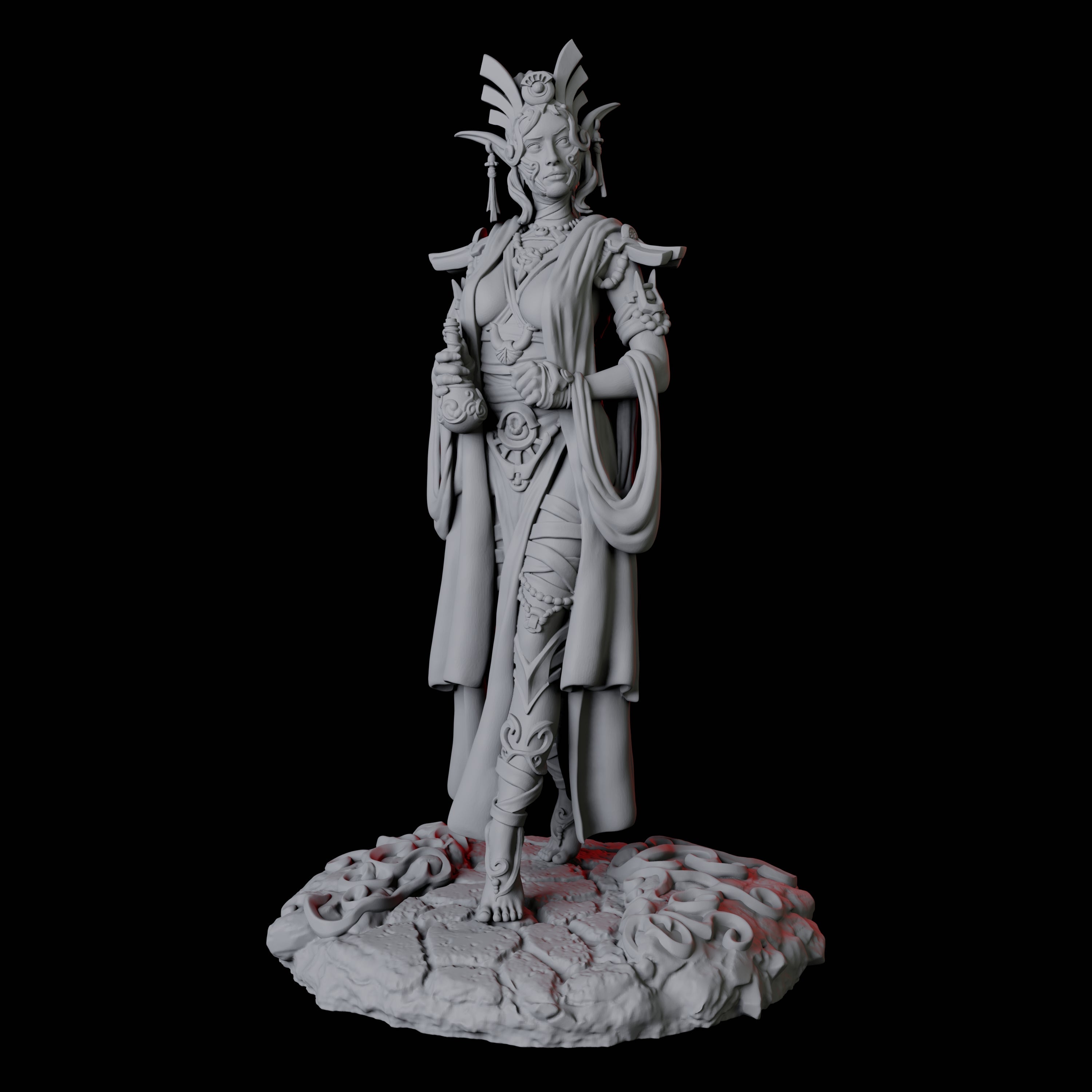 Inquisitive Cleric Miniature for Dungeons and Dragons, Pathfinder or other TTRPGs