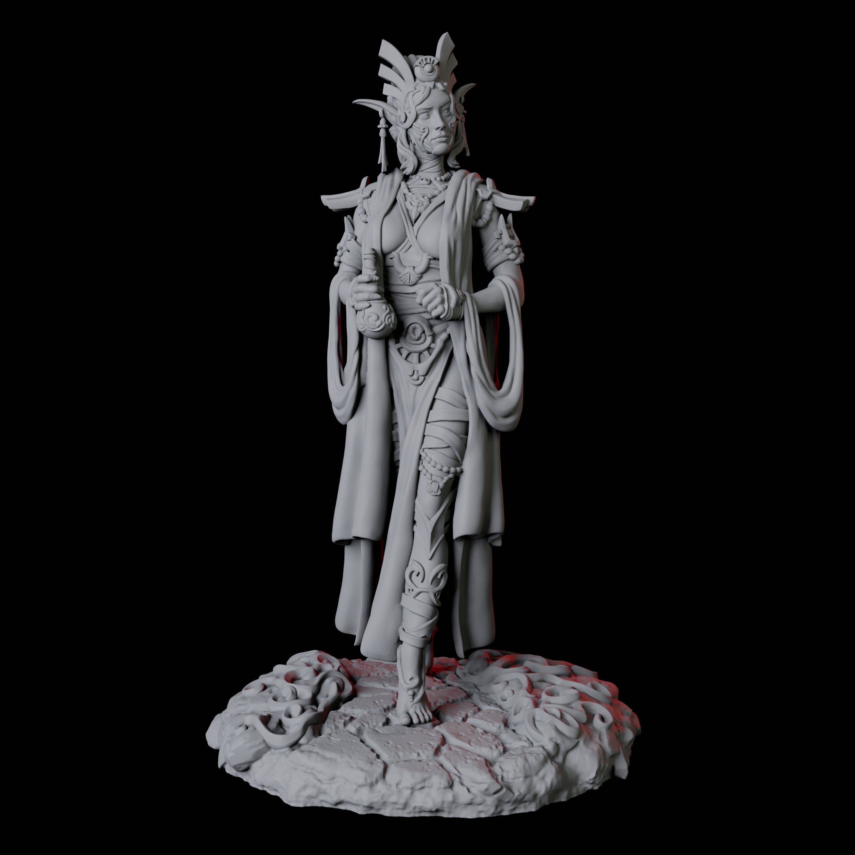 Inquisitive Cleric Miniature for Dungeons and Dragons, Pathfinder or other TTRPGs