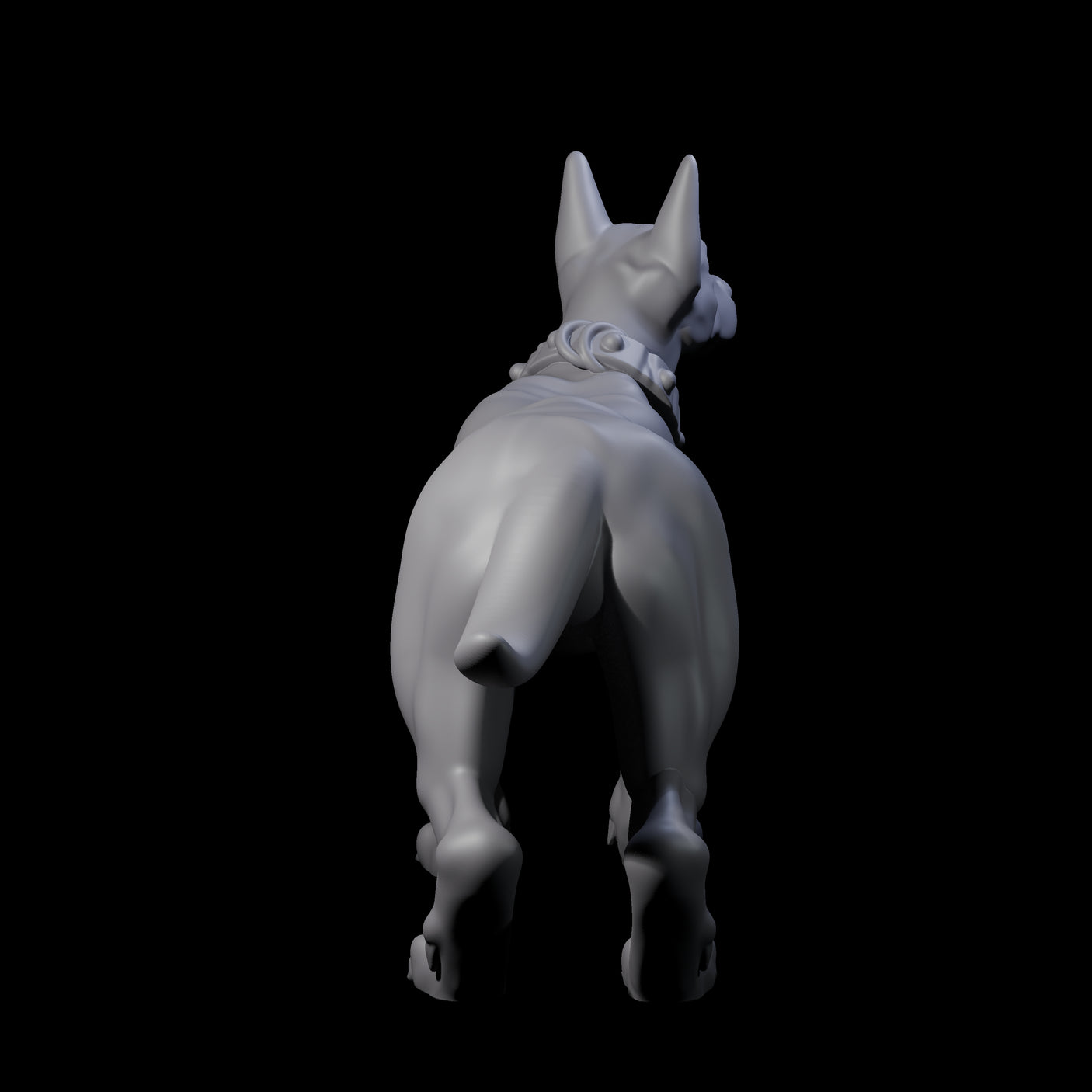 Inquisitive Dog A Miniature for Dungeons and Dragons, Pathfinder or other TTRPGs