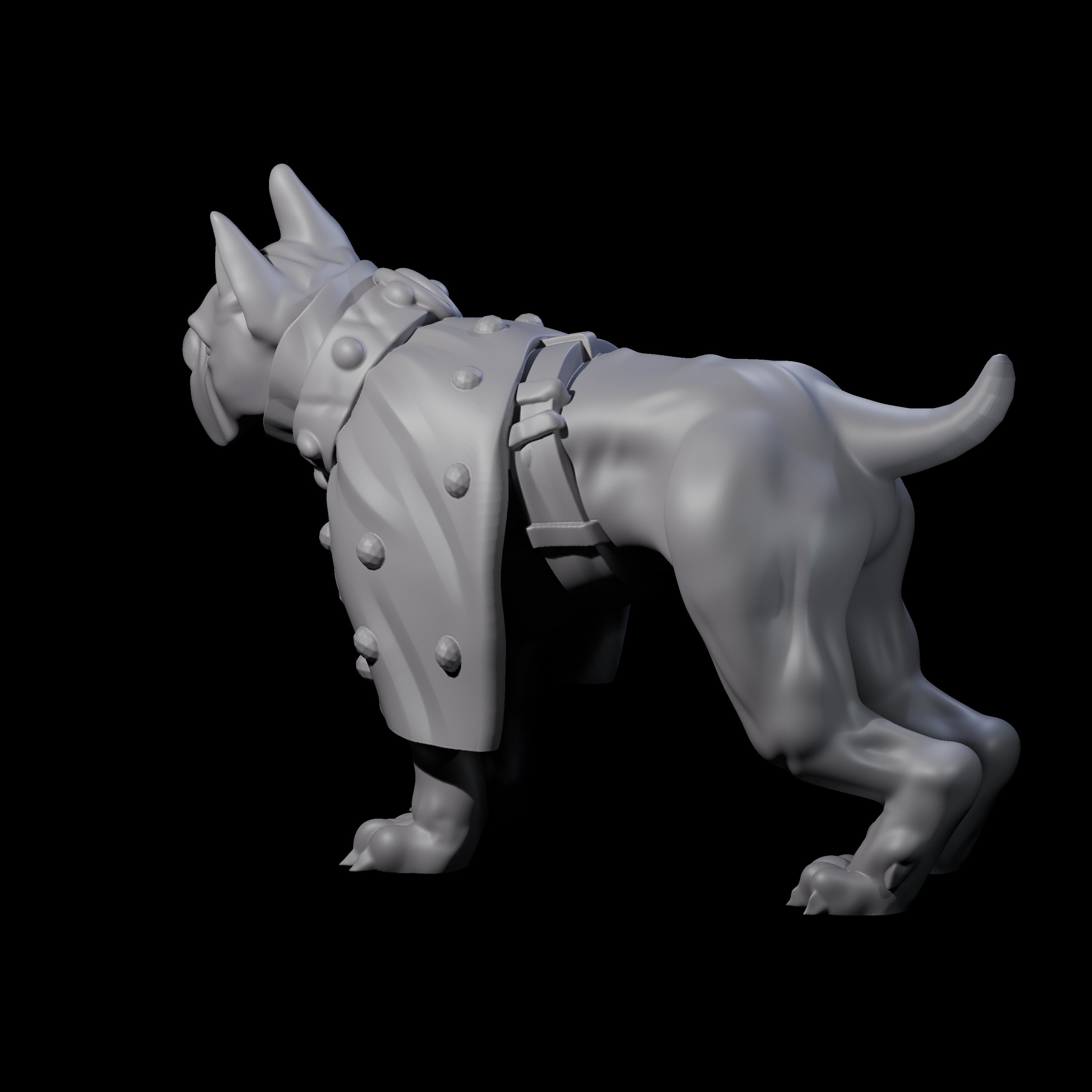 Inquisitive Dog C Miniature for Dungeons and Dragons, Pathfinder or other TTRPGs