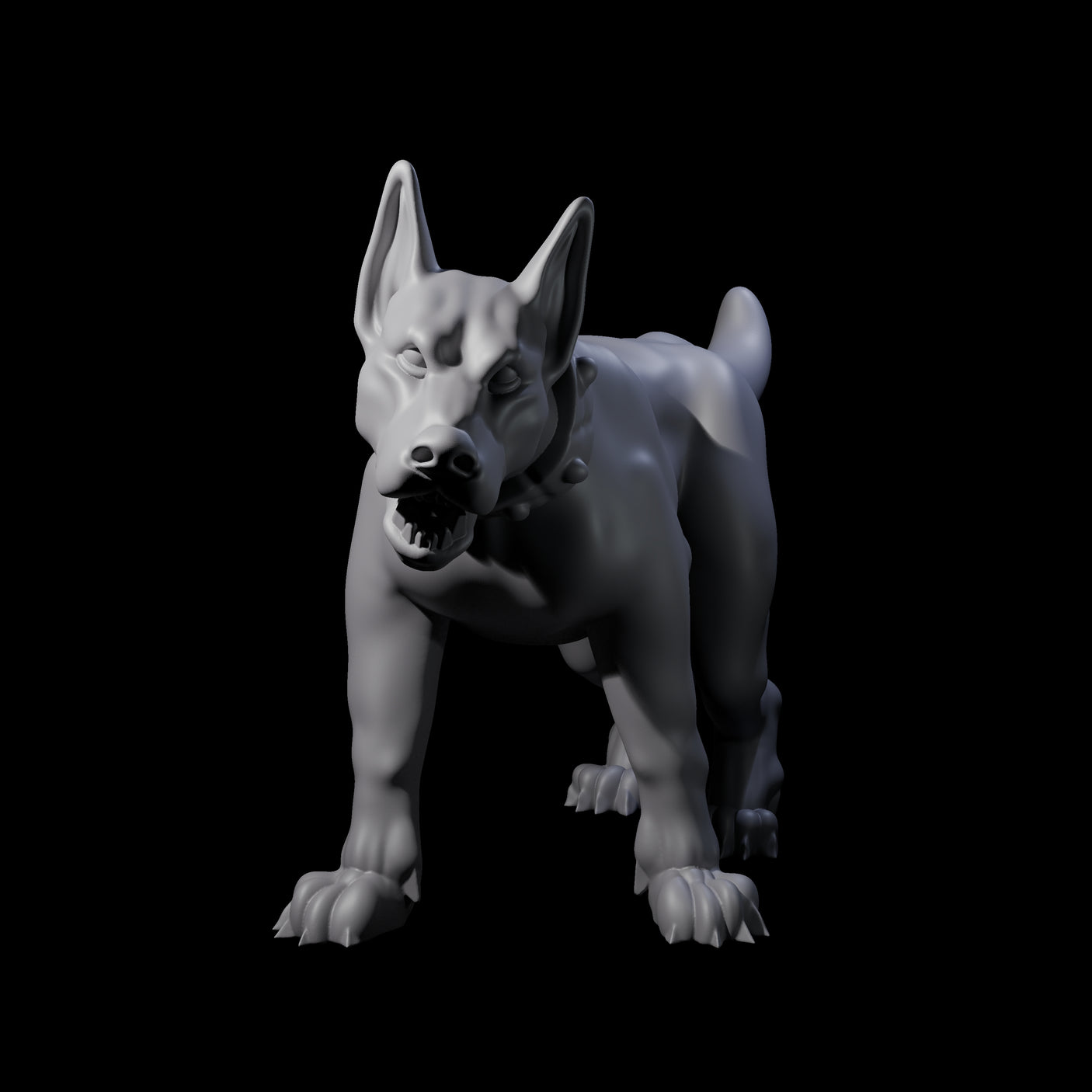 Inquisitive Dog D Miniature for Dungeons and Dragons, Pathfinder or other TTRPGs