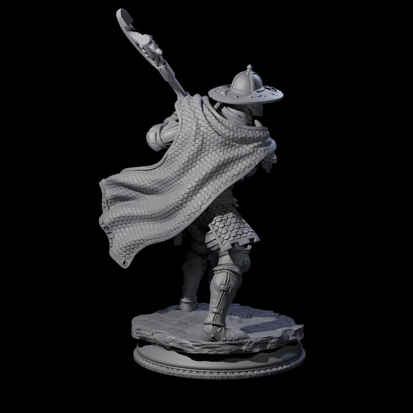 Inquisitor Knight B Miniature for Dungeons and Dragons, Pathfinder or other TTRPGs