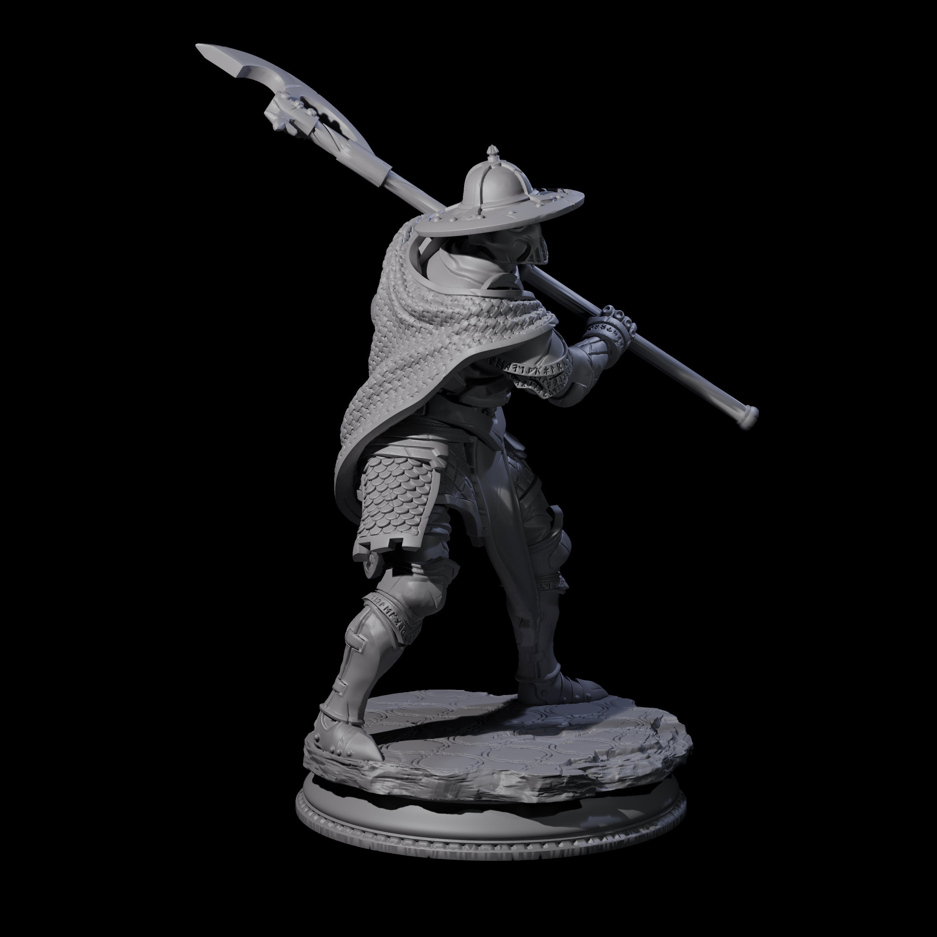 Inquisitor Knight B Miniature for Dungeons and Dragons, Pathfinder or other TTRPGs