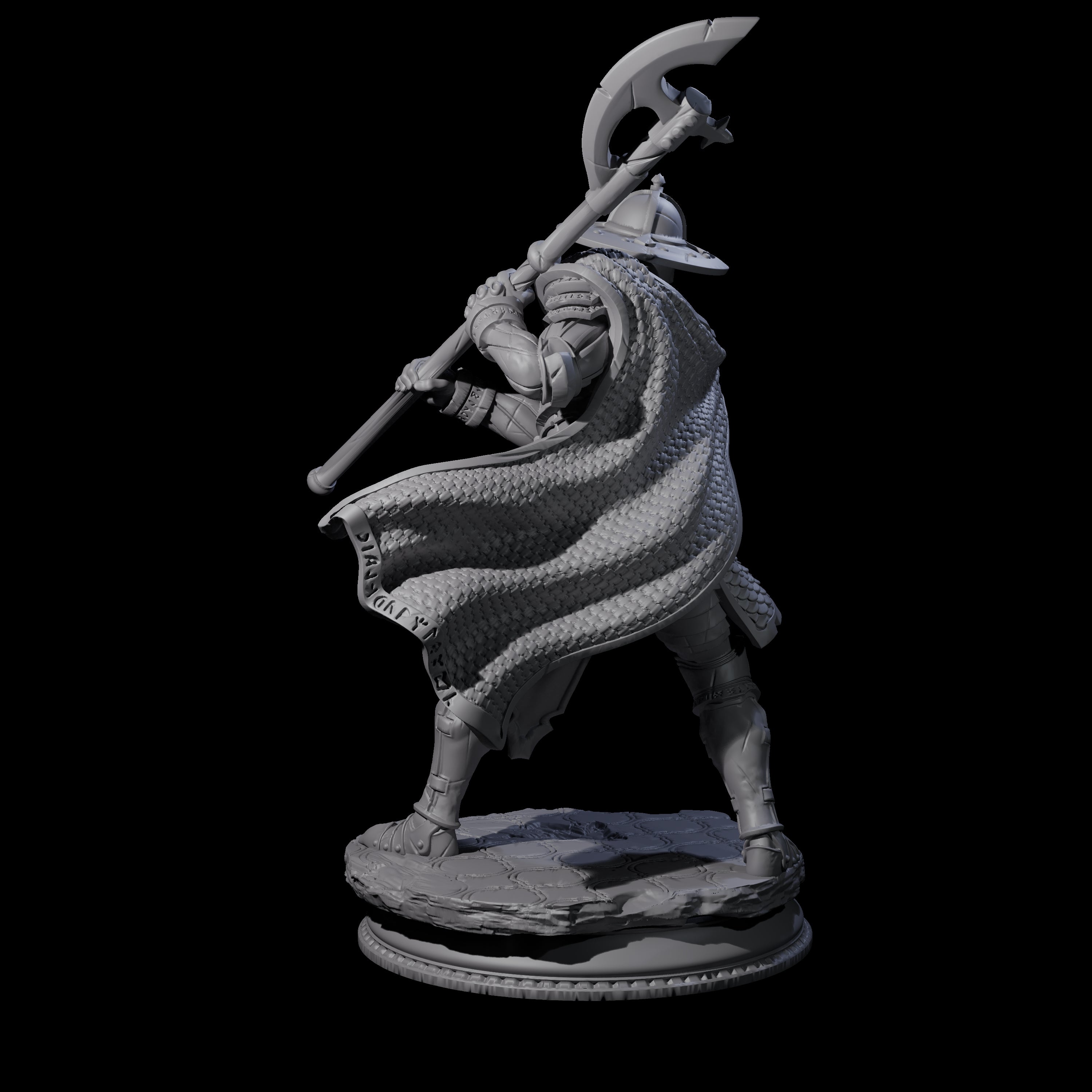 Inquisitor Knight B Miniature for Dungeons and Dragons, Pathfinder or other TTRPGs