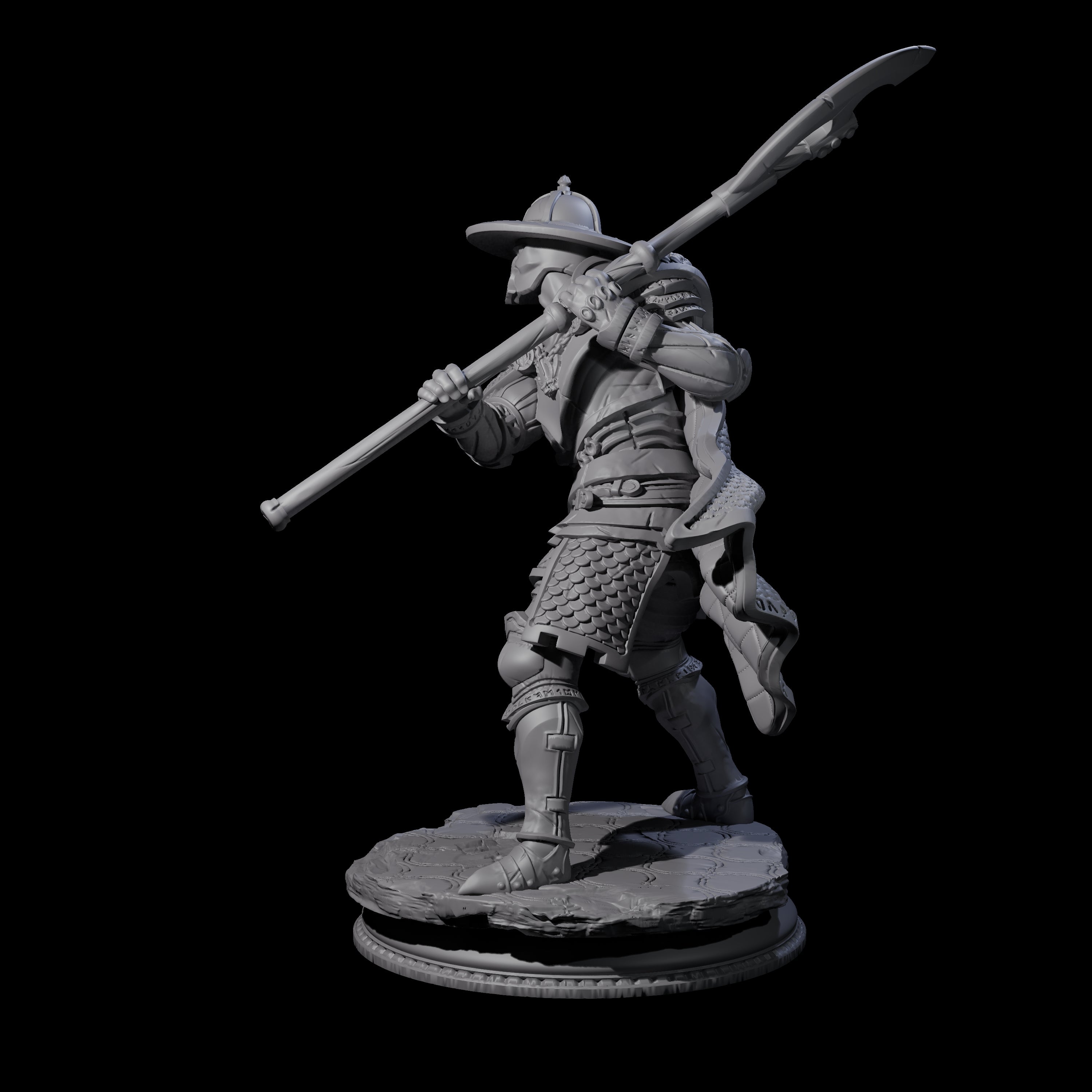 Inquisitor Knight B Miniature for Dungeons and Dragons, Pathfinder or other TTRPGs
