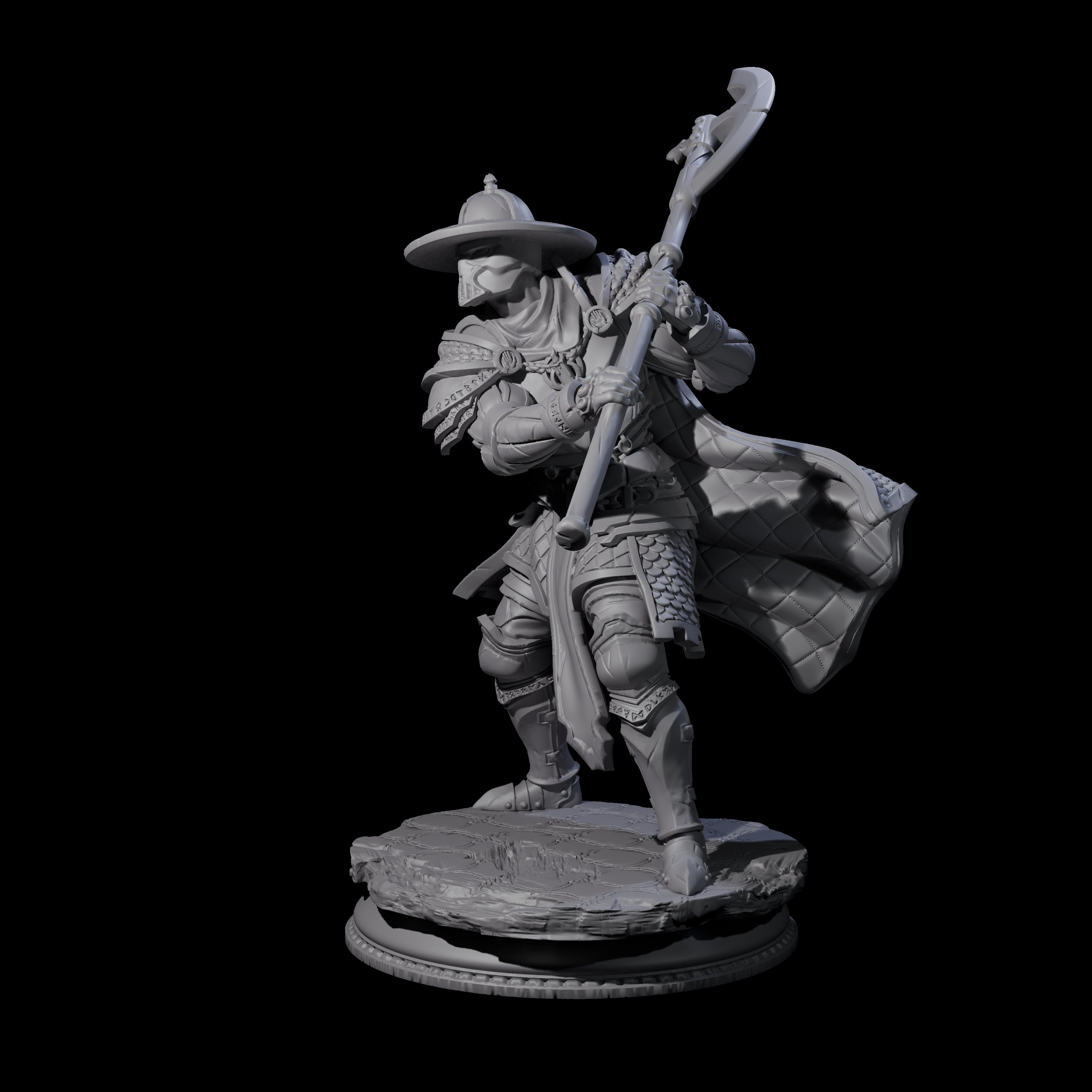Inquisitor Knight B Miniature for Dungeons and Dragons, Pathfinder or other TTRPGs