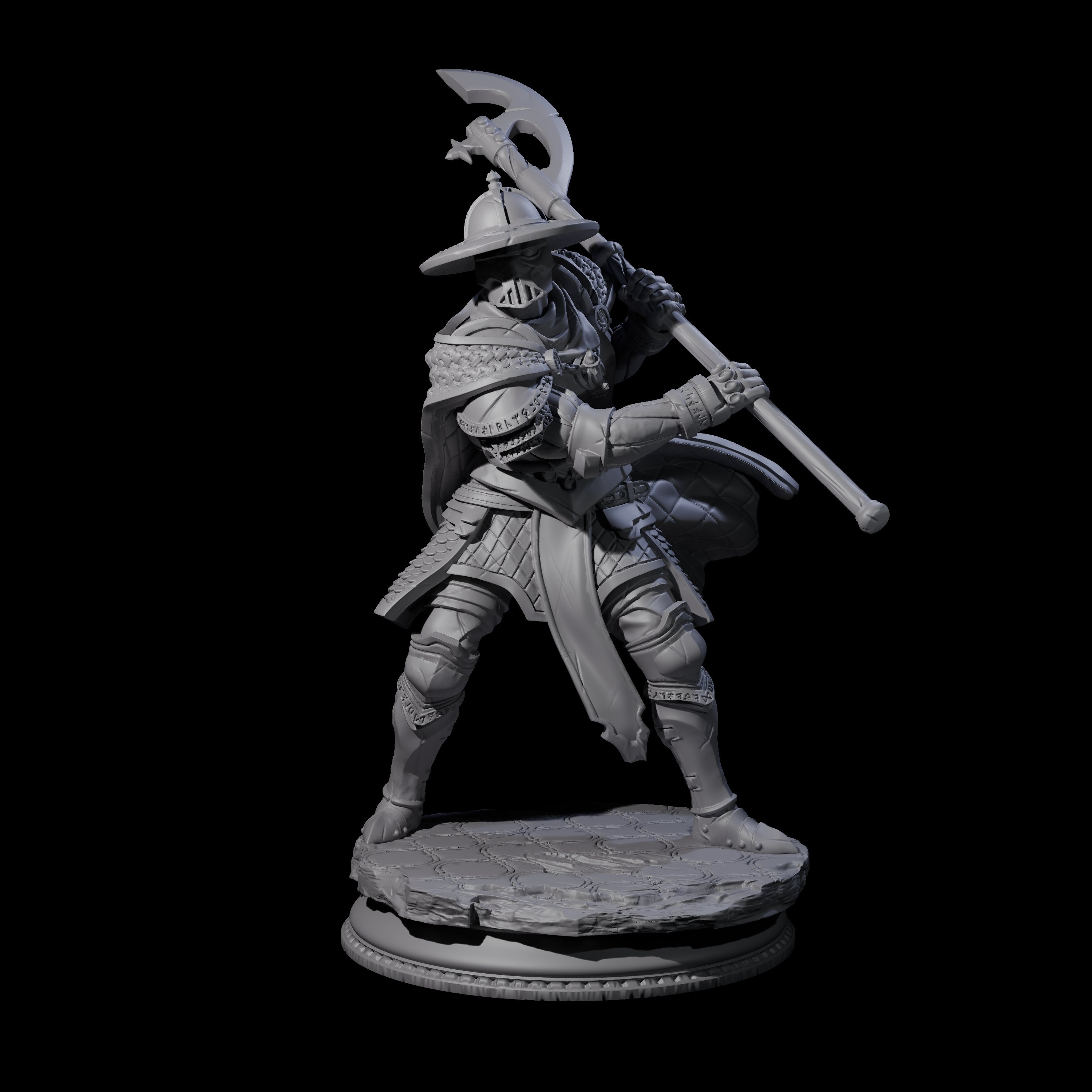 Inquisitor Knight B Miniature for Dungeons and Dragons, Pathfinder or other TTRPGs