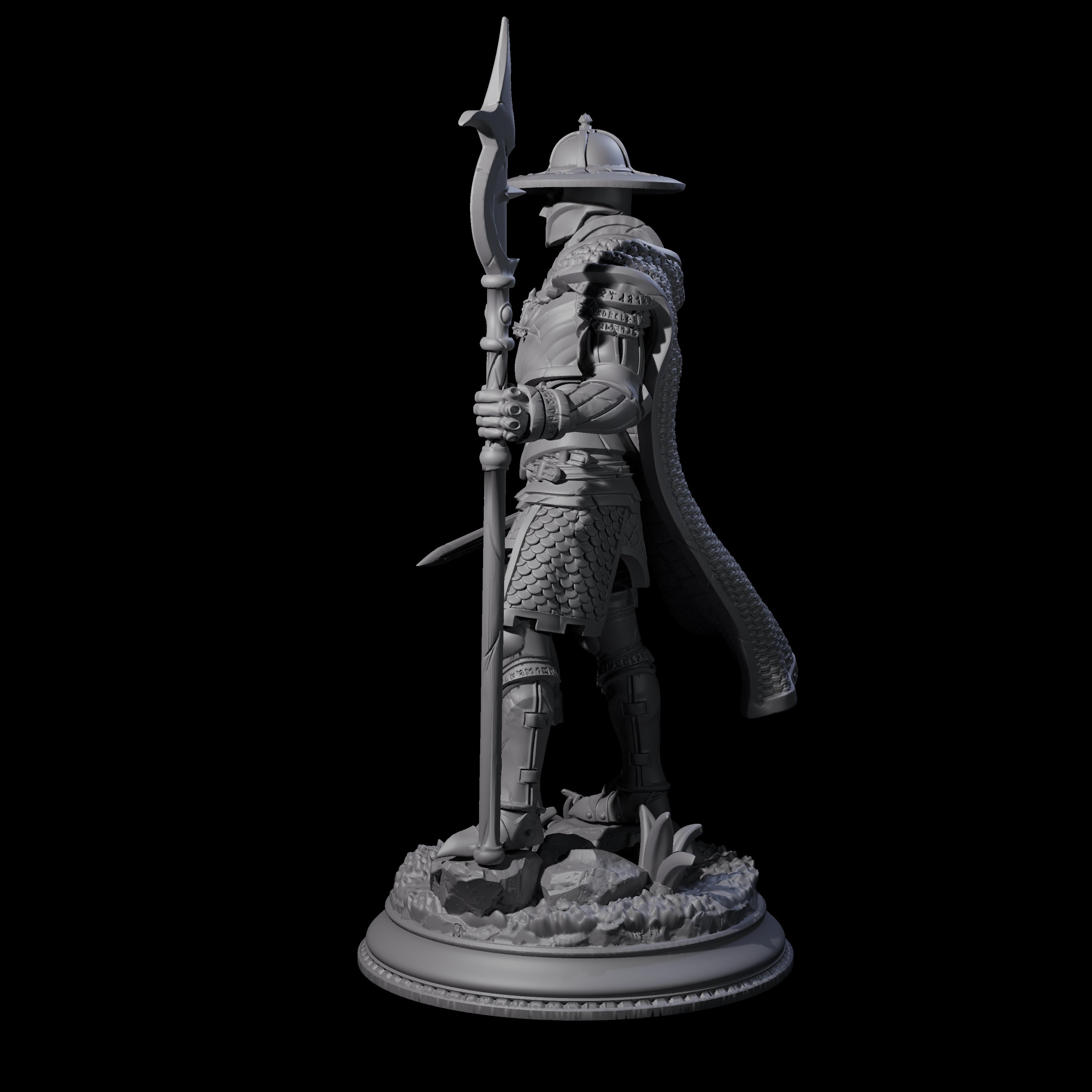 Inquisitor Knight C Miniature for Dungeons and Dragons, Pathfinder or other TTRPGs