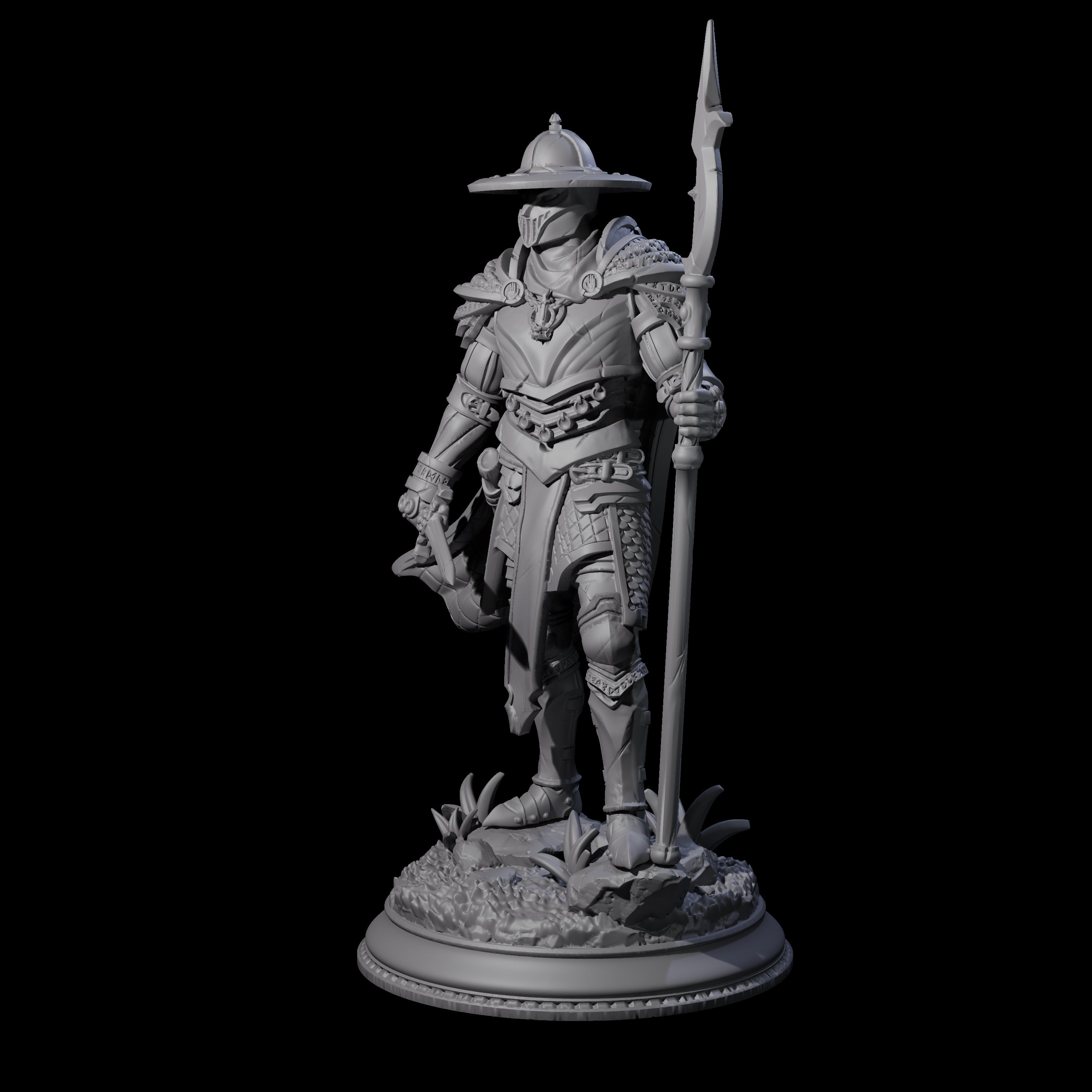 Inquisitor Knight C Miniature for Dungeons and Dragons, Pathfinder or other TTRPGs