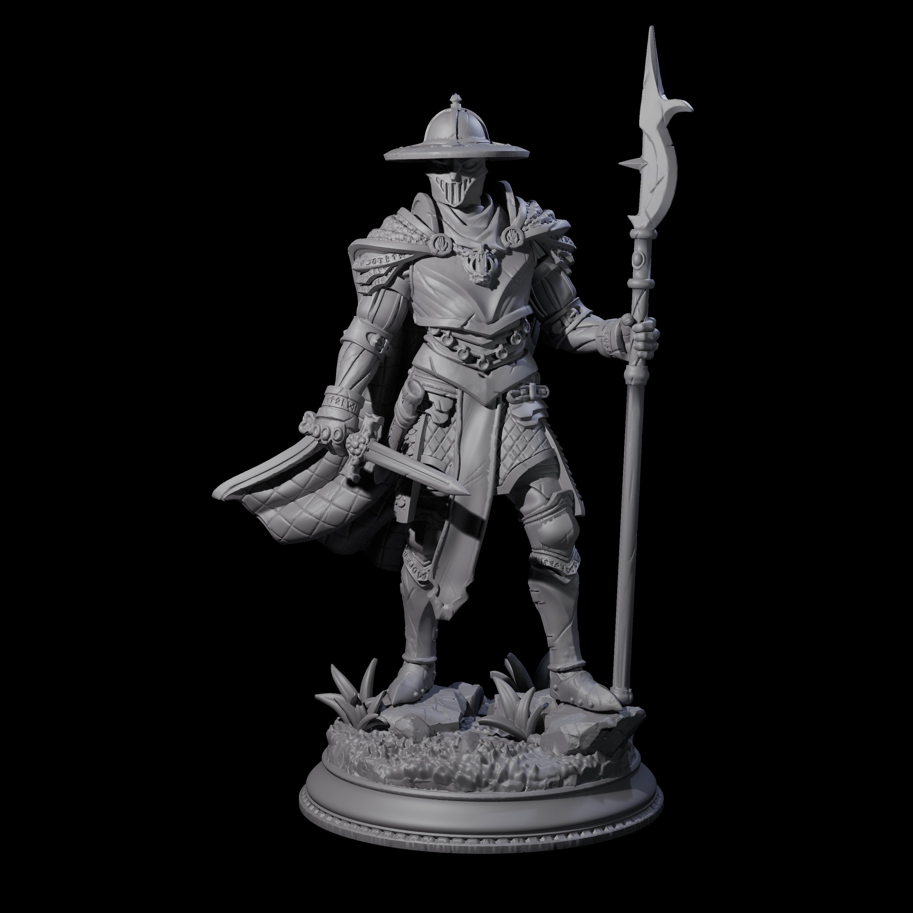 Inquisitor Knight C Miniature for Dungeons and Dragons, Pathfinder or other TTRPGs