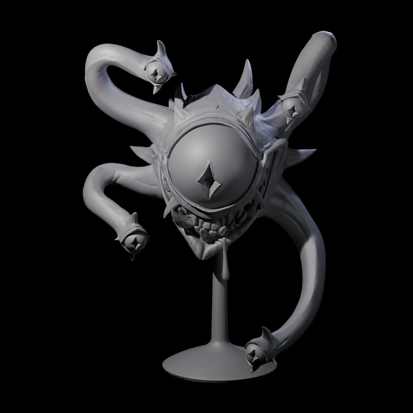 Insane Spectator C Miniature for Dungeons and Dragons, Pathfinder or other TTRPGs