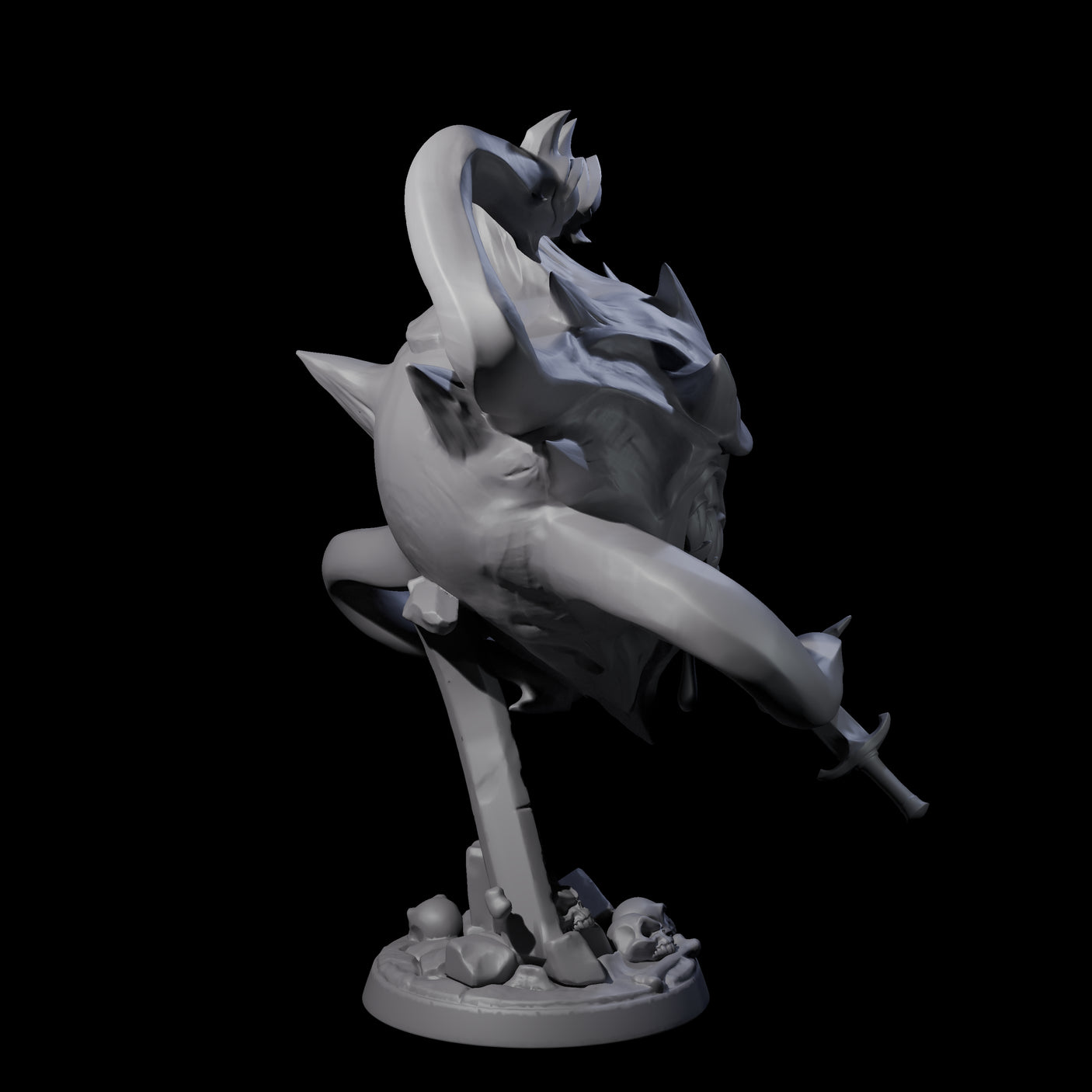 Insane Spectator E Miniature for Dungeons and Dragons, Pathfinder or other TTRPGs
