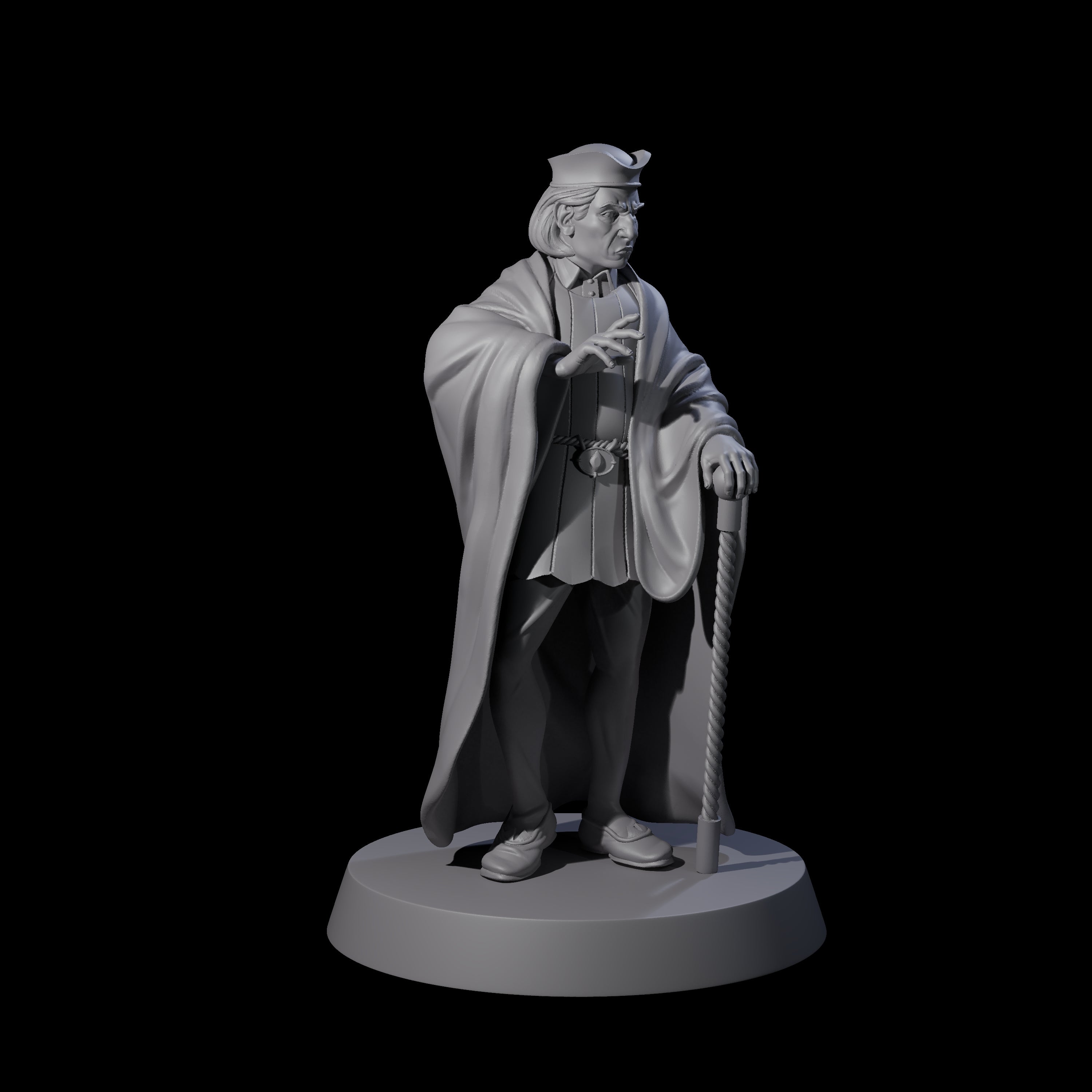 Interesting Senior Advisor Miniature for Dungeons and Dragons, Pathfinder or other TTRPGs