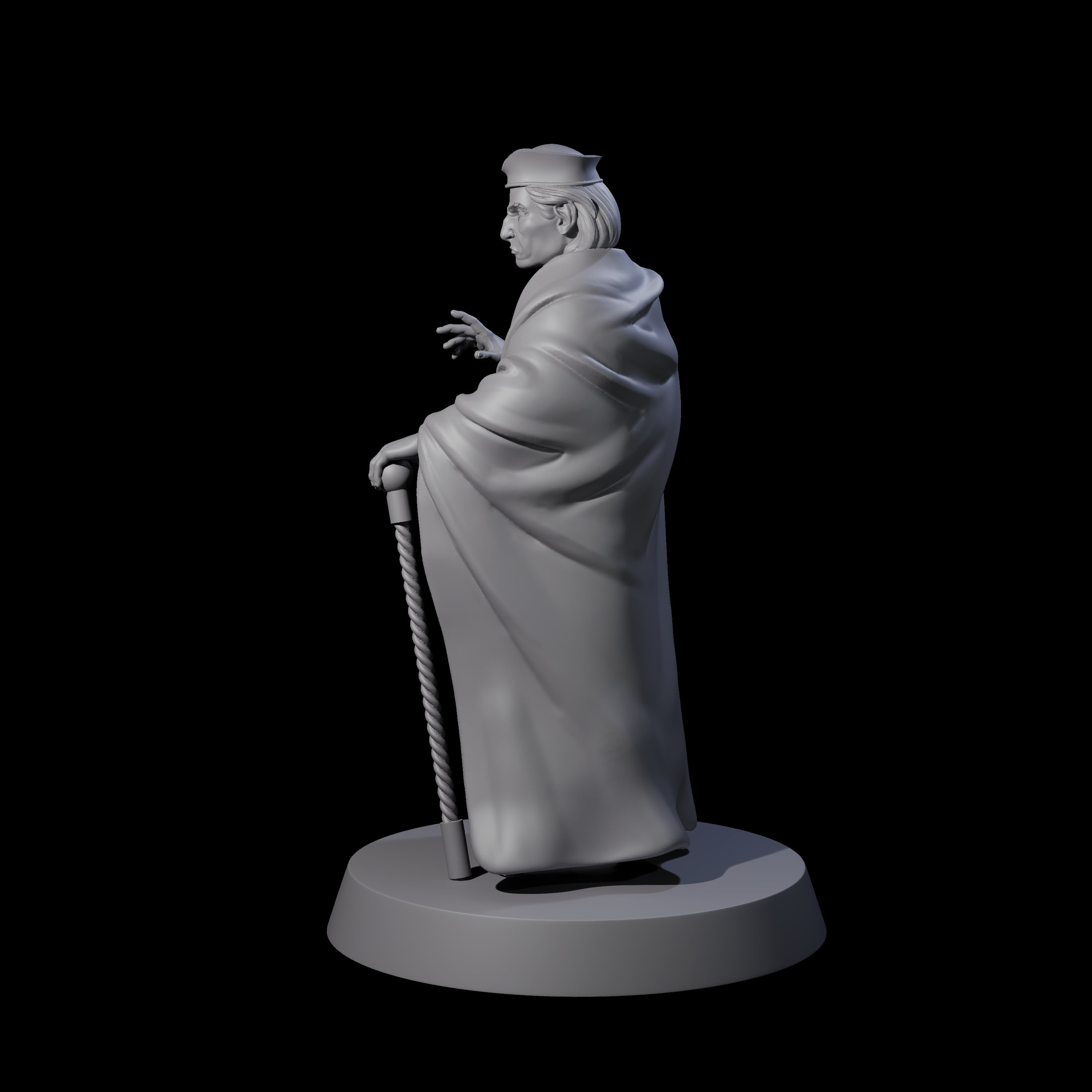 Interesting Senior Advisor Miniature for Dungeons and Dragons, Pathfinder or other TTRPGs