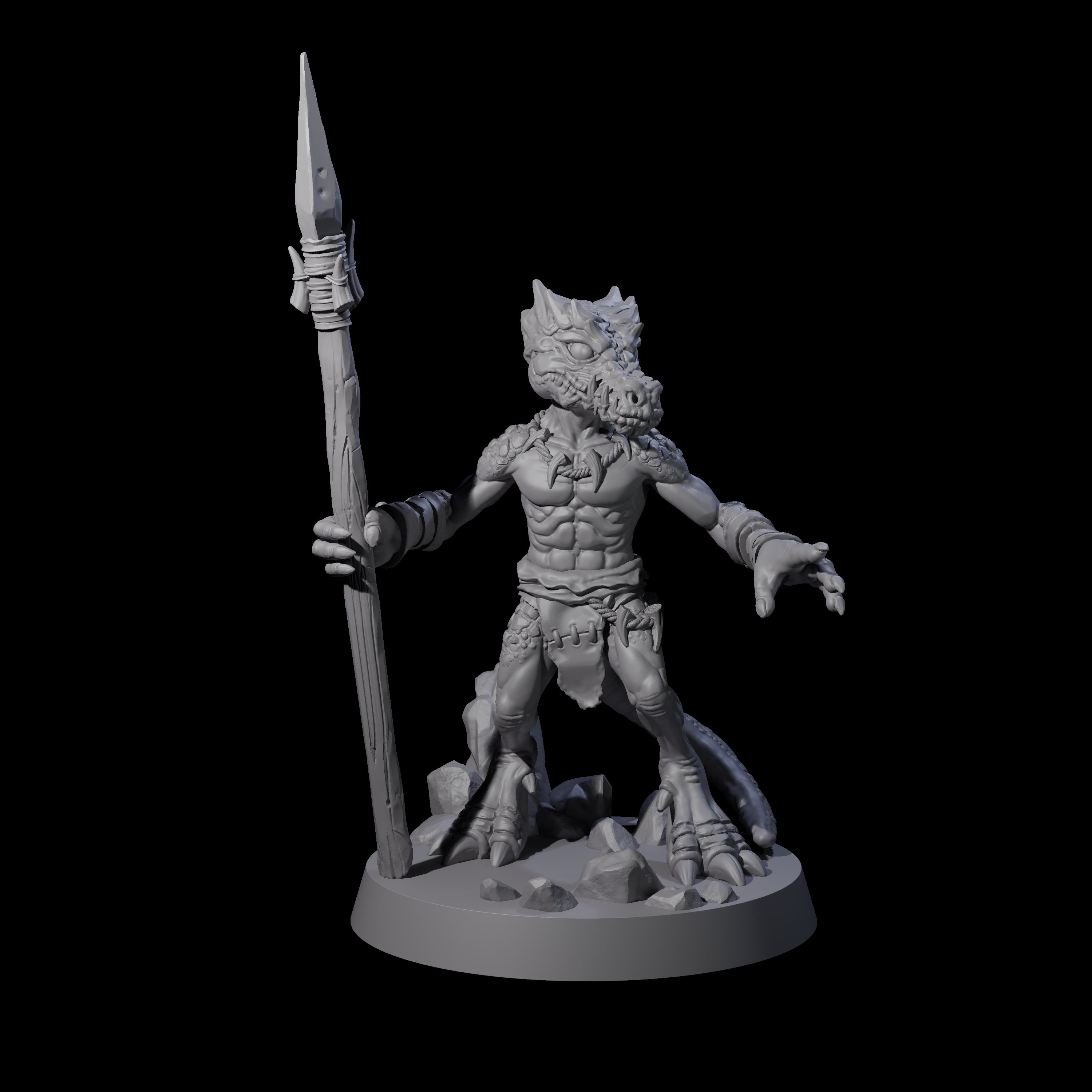Intrepid Kobold A Miniature for Dungeons and Dragons, Pathfinder or other TTRPGs