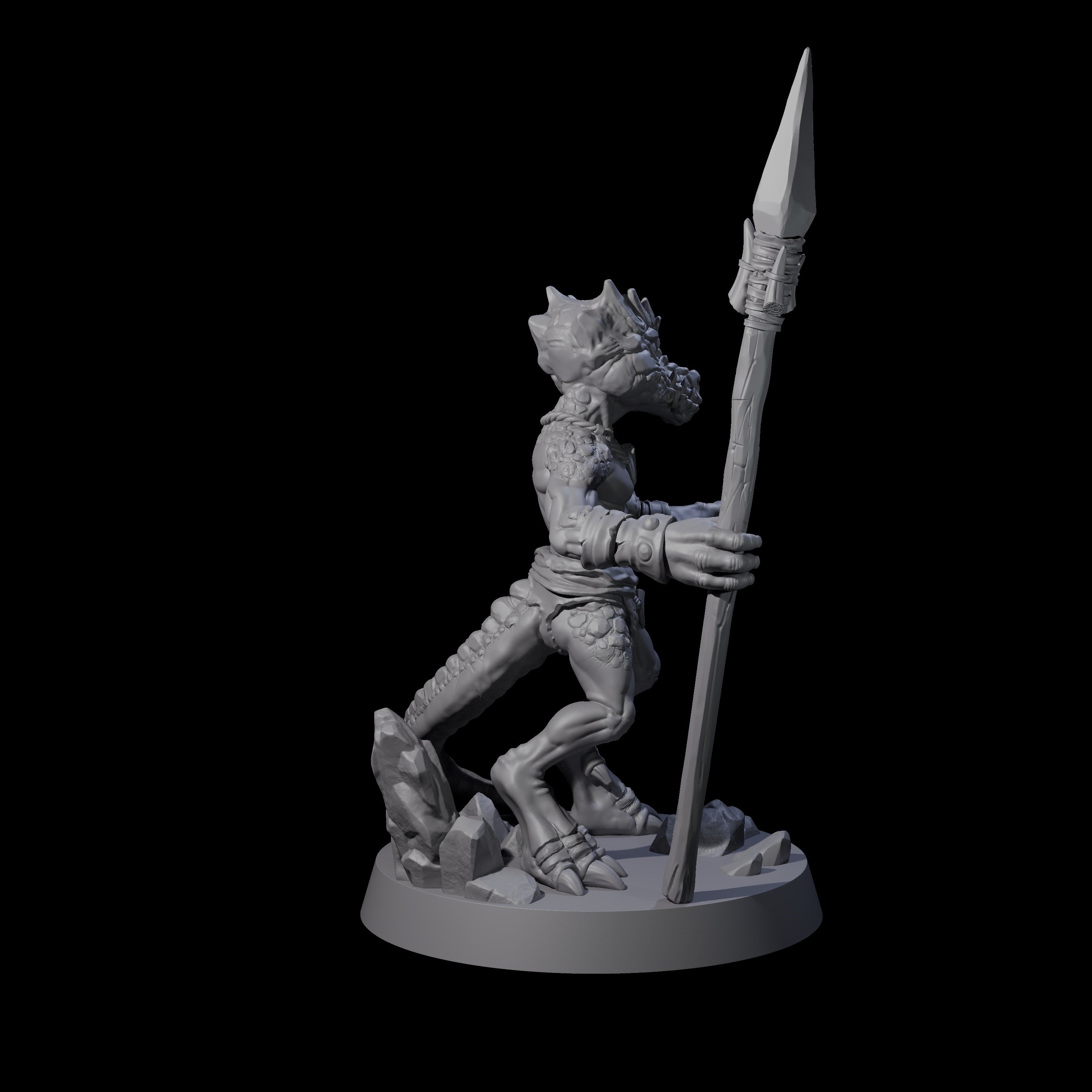 Intrepid Kobold A Miniature for Dungeons and Dragons, Pathfinder or other TTRPGs