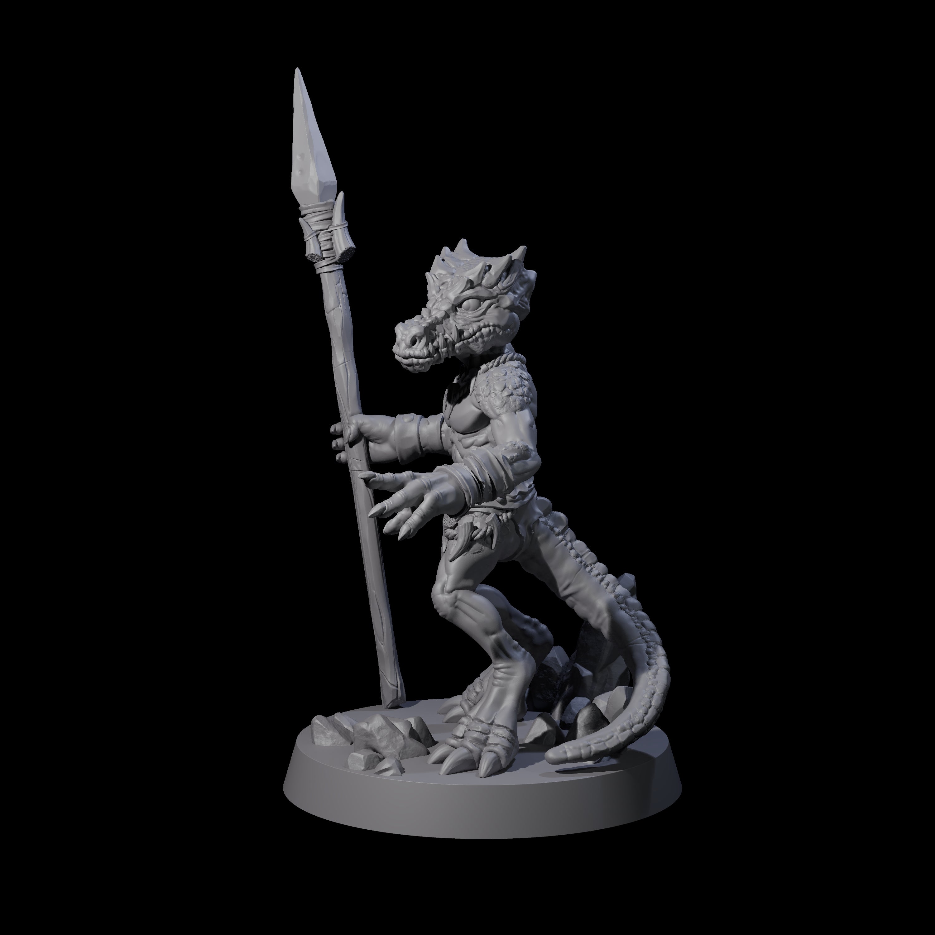 Intrepid Kobold A Miniature for Dungeons and Dragons, Pathfinder or other TTRPGs