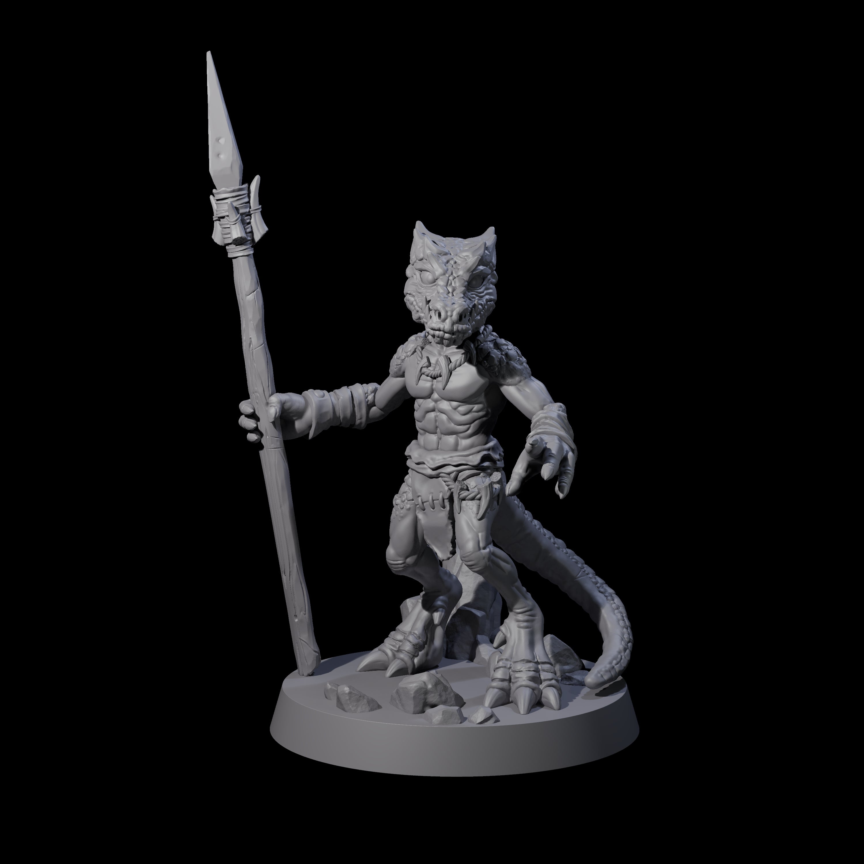 Intrepid Kobold A Miniature for Dungeons and Dragons, Pathfinder or other TTRPGs