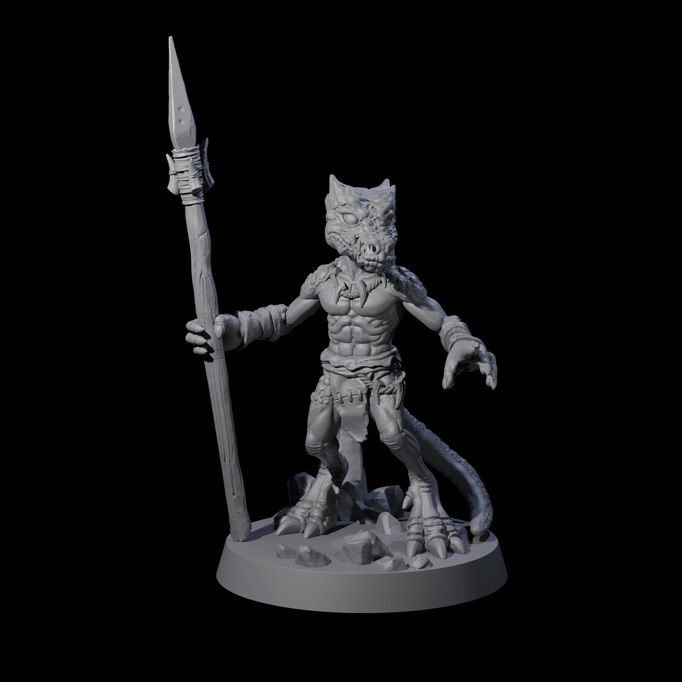 Intrepid Kobold A Miniature for Dungeons and Dragons, Pathfinder or other TTRPGs