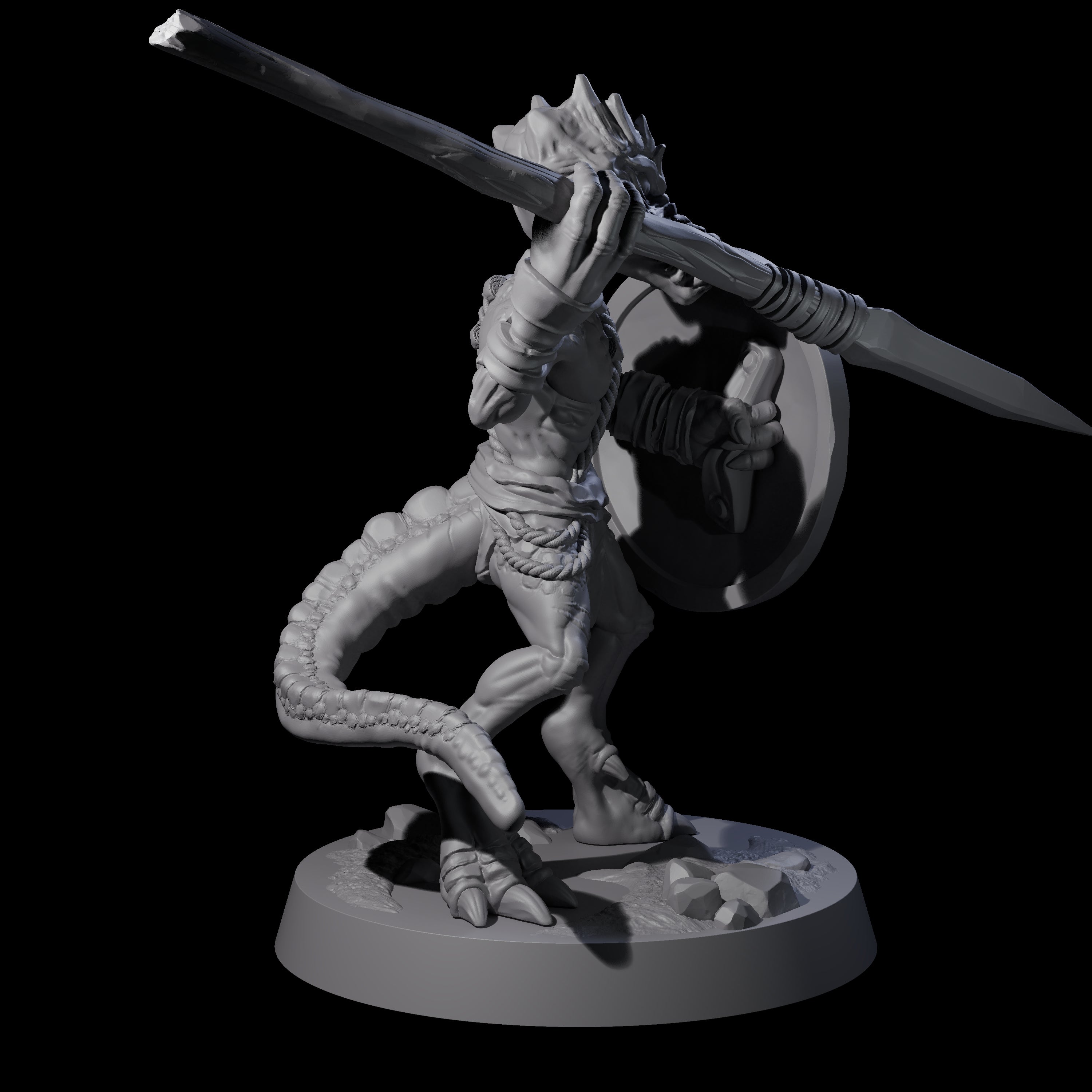 Intrepid Kobold D Miniature for Dungeons and Dragons, Pathfinder or other TTRPGs