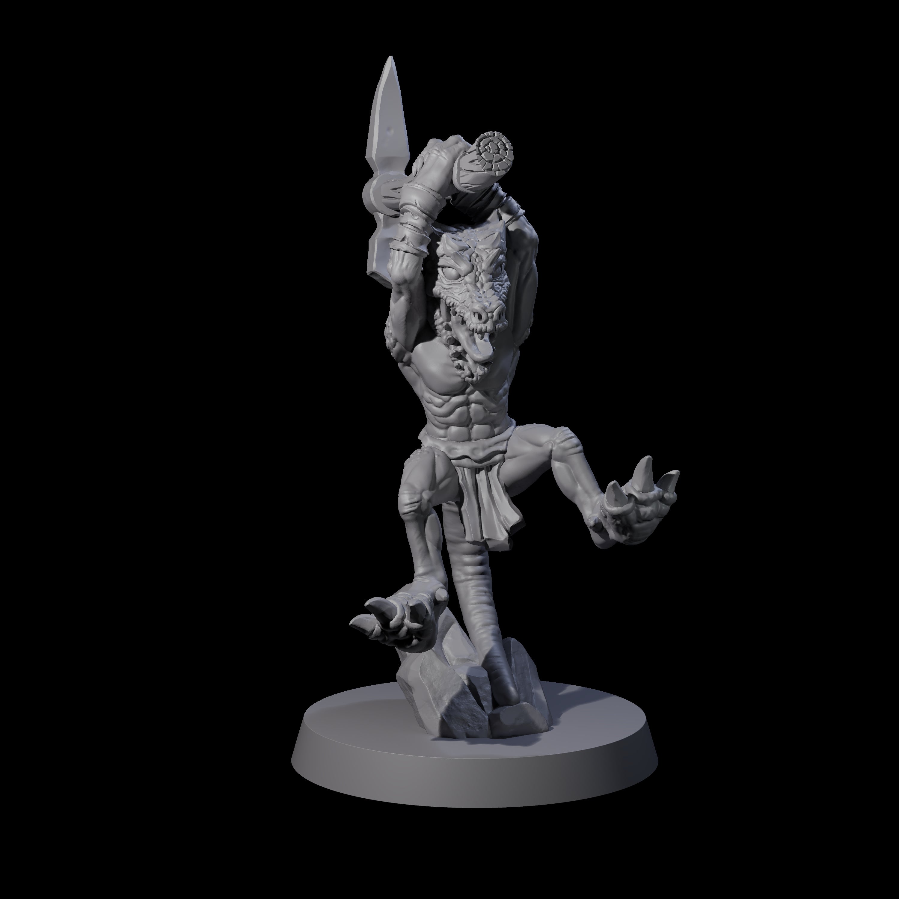 Intrepid Kobold E Miniature for Dungeons and Dragons, Pathfinder or other TTRPGs