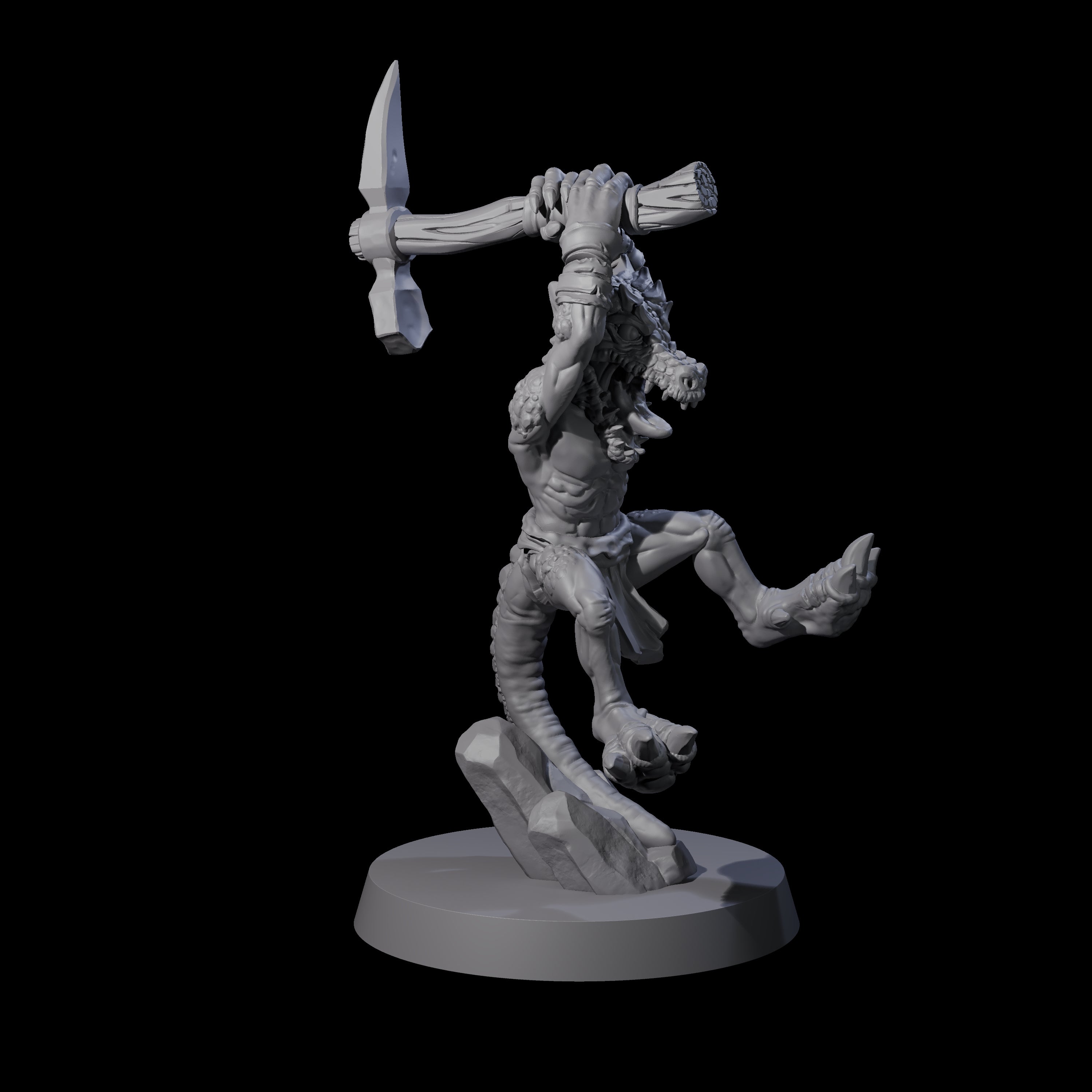Intrepid Kobold E Miniature for Dungeons and Dragons, Pathfinder or other TTRPGs